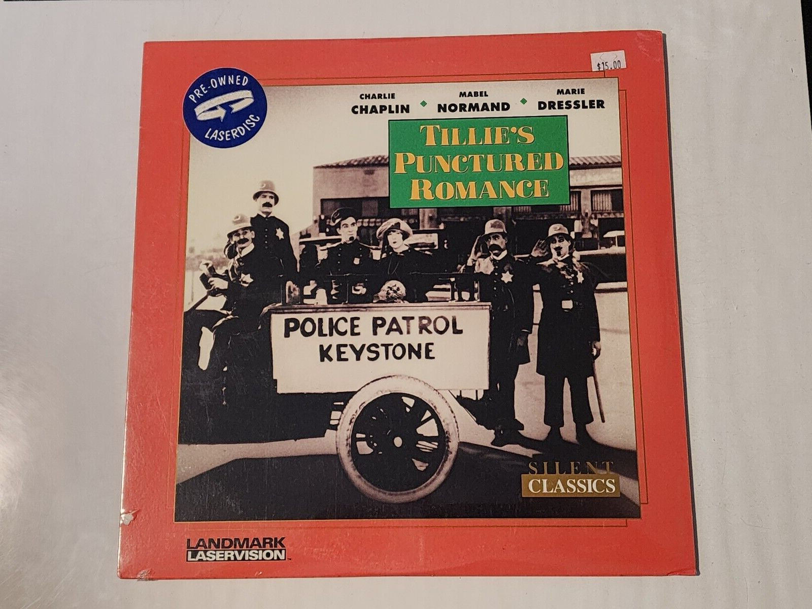 SEALED TILLIE'S PUNCTURED ROMANCE MOVIE LASERDISC VIDEODISC CHARLIE CHAPLIN