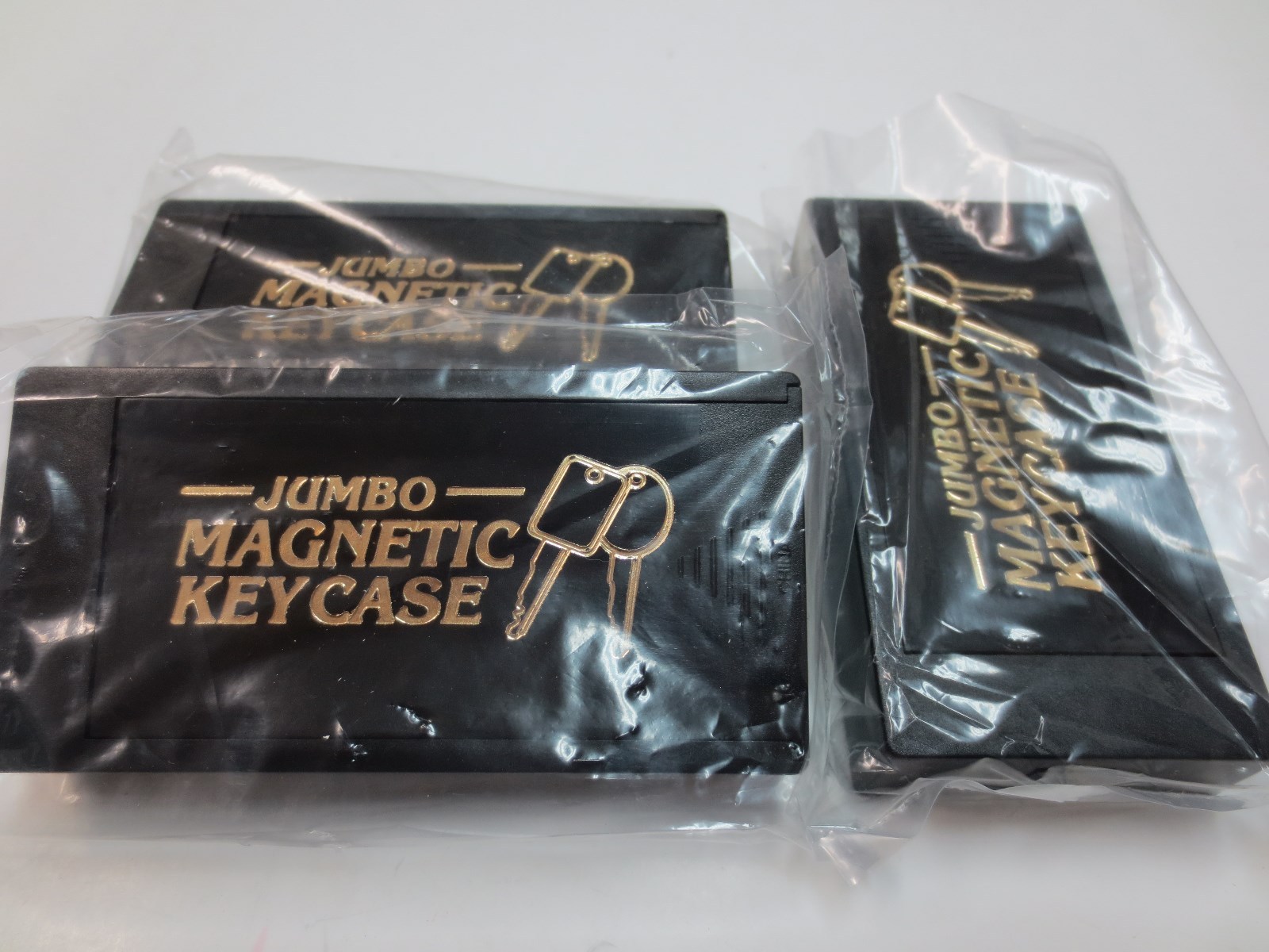 Lot of 3 Hide-a-Keys Magnetic Spare Key Case/ Jumbo Size/ Strong