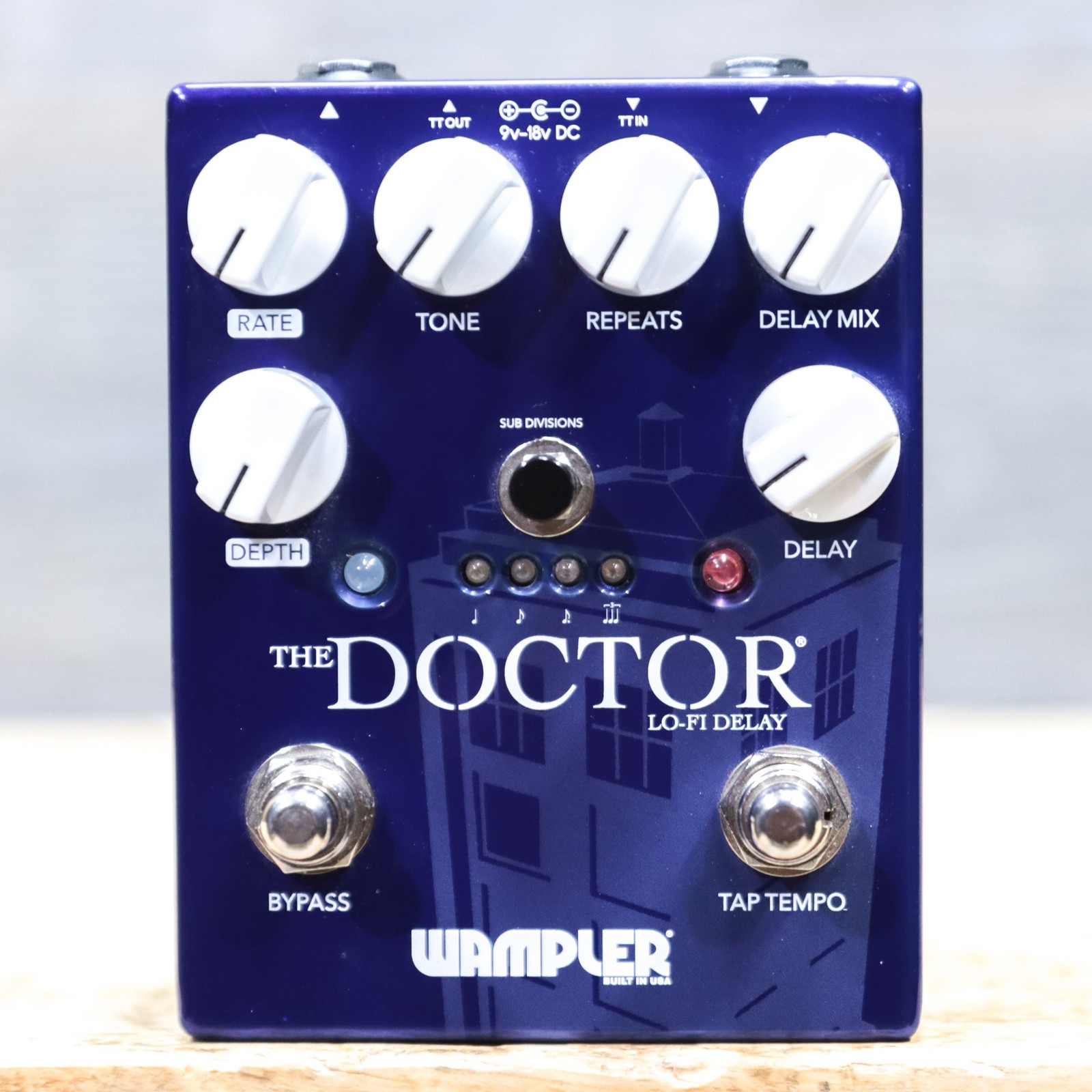 Wampler Pedals The Doctor Lo-Fi Delay Maximum 800ms Effect Pedal #1341708572