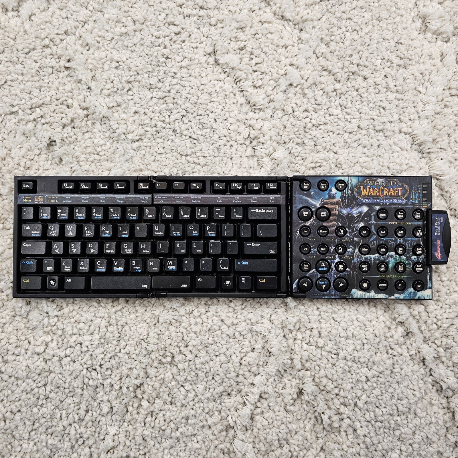World Of Warcraft Wrath Of The Lich King Keyset ZBoard Limited Edition UNTESTED