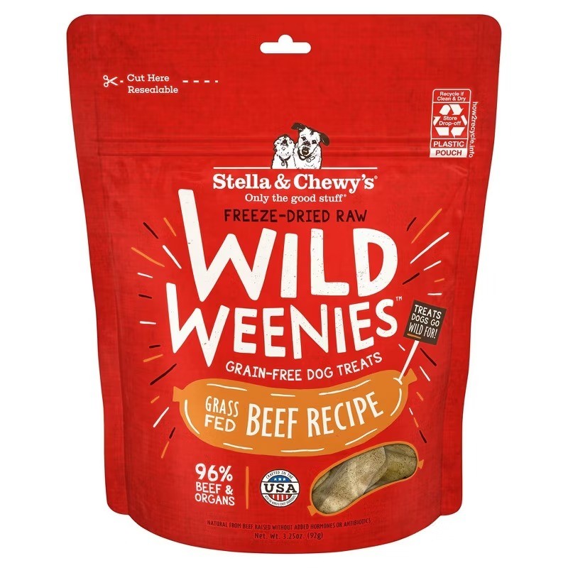 Wild Weenies Beef Flavor Chewy Dog Treats - 3.25oz
