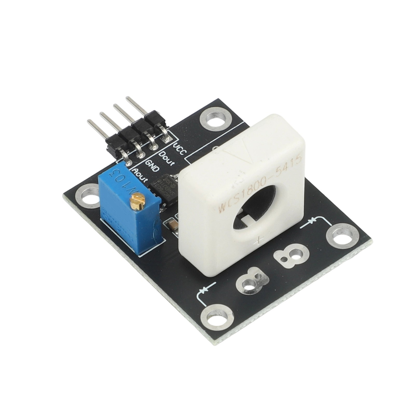 Current Sensor WCS1800 Module with Hall Effect DC 35A for Electrical Use