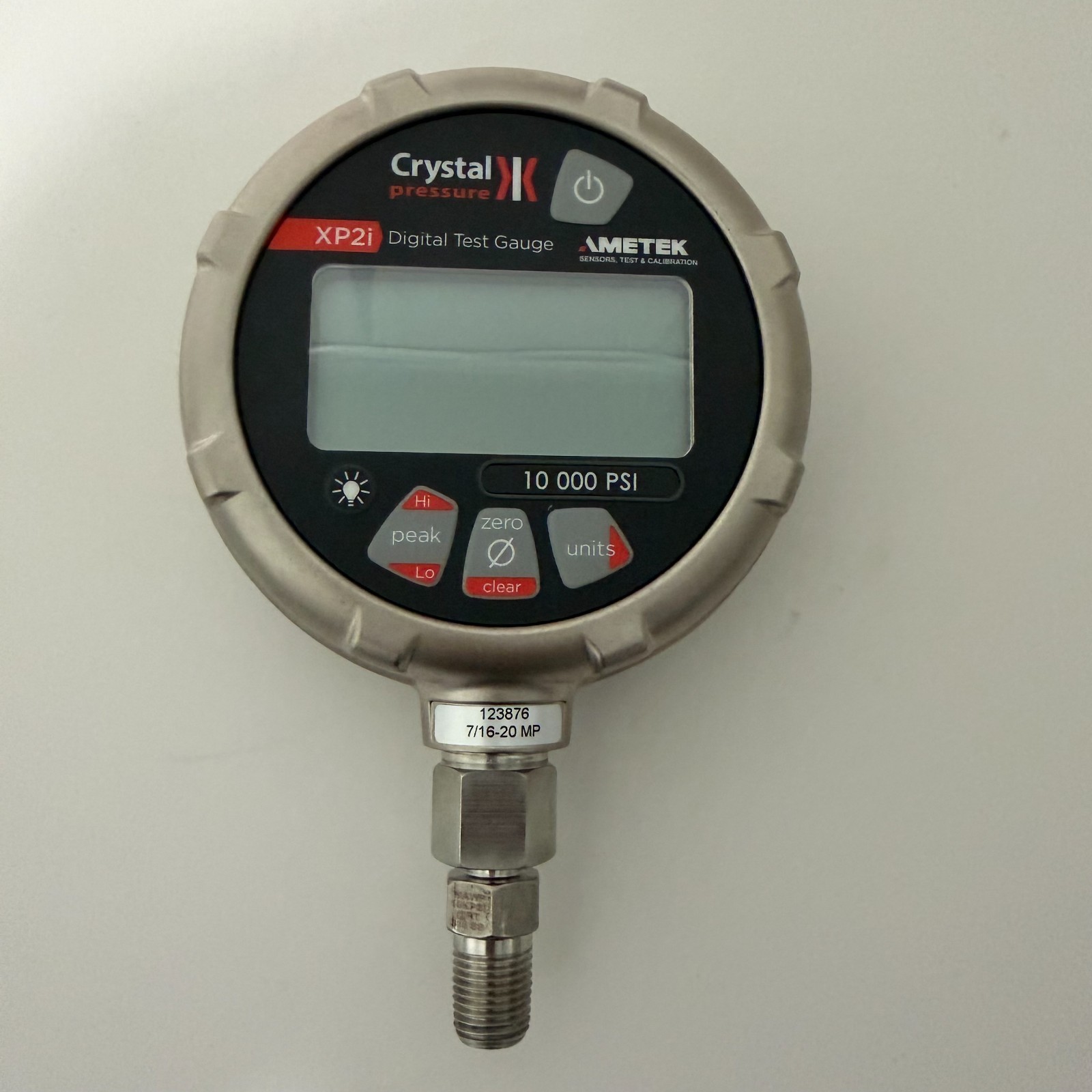 Ametek Crystal XP2i Series 10KPSIXP2I Digital Pressure Test Gauge 10000 PSI New