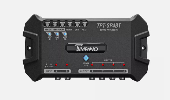 TIMPANO TPT-SP4BT Bluetooth Car Audio Signal Processor DSP 4-CHANNEL