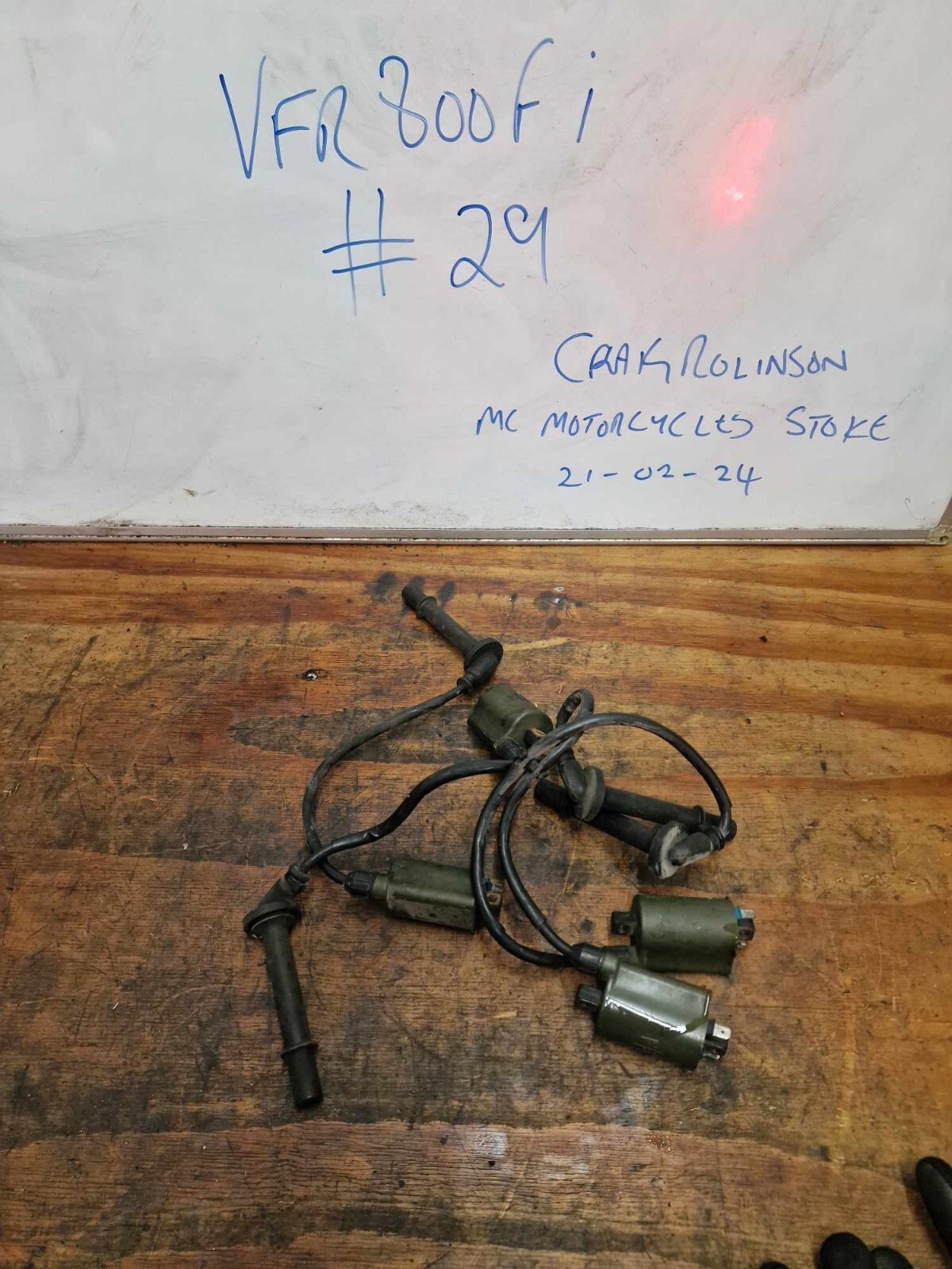 Honda VFR800 Fi Pre Vtec 1998-2002 coils ht leads