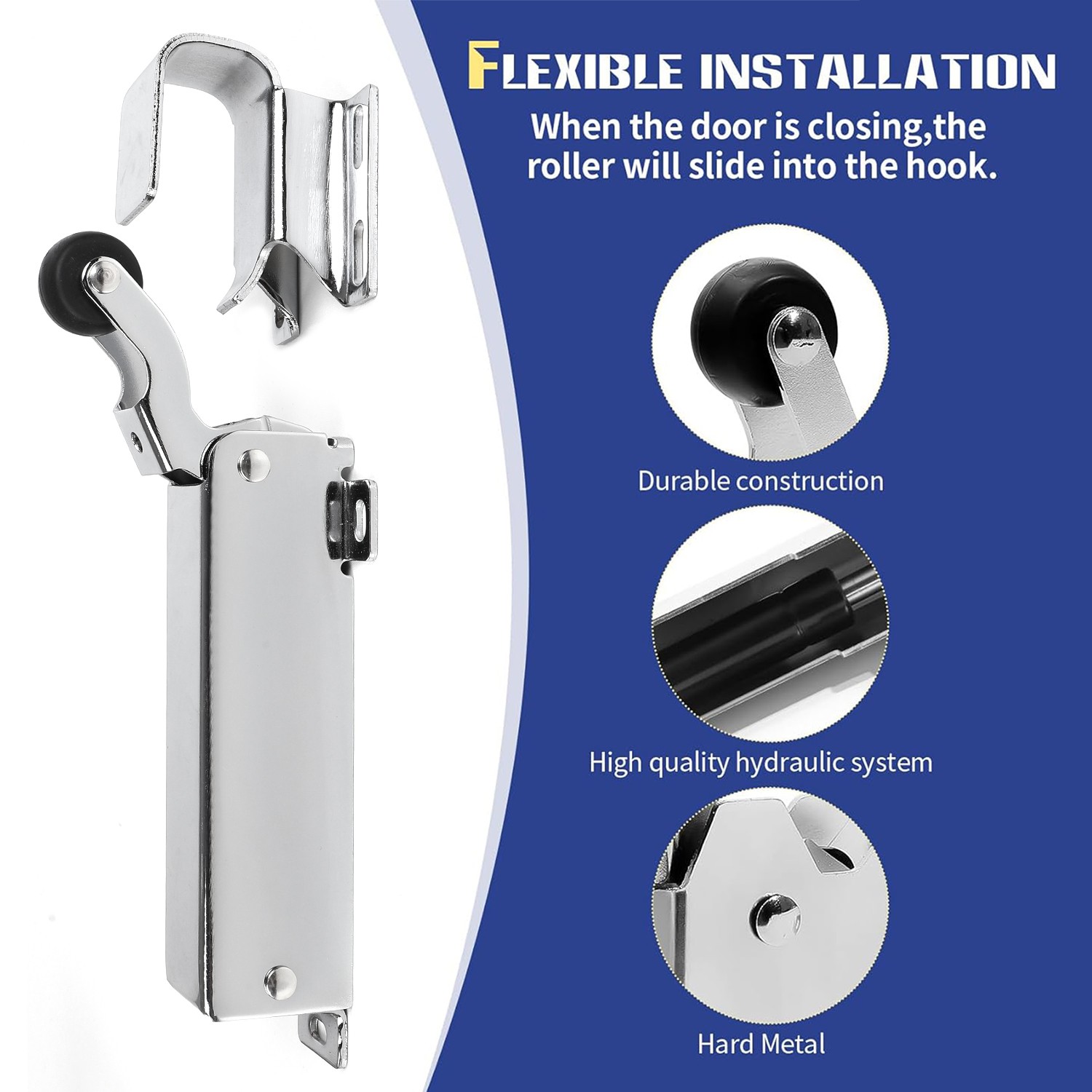 For 1094 SureClose Hydraulic Door Closer Wide-Hook Exposed Mounting 3/4'