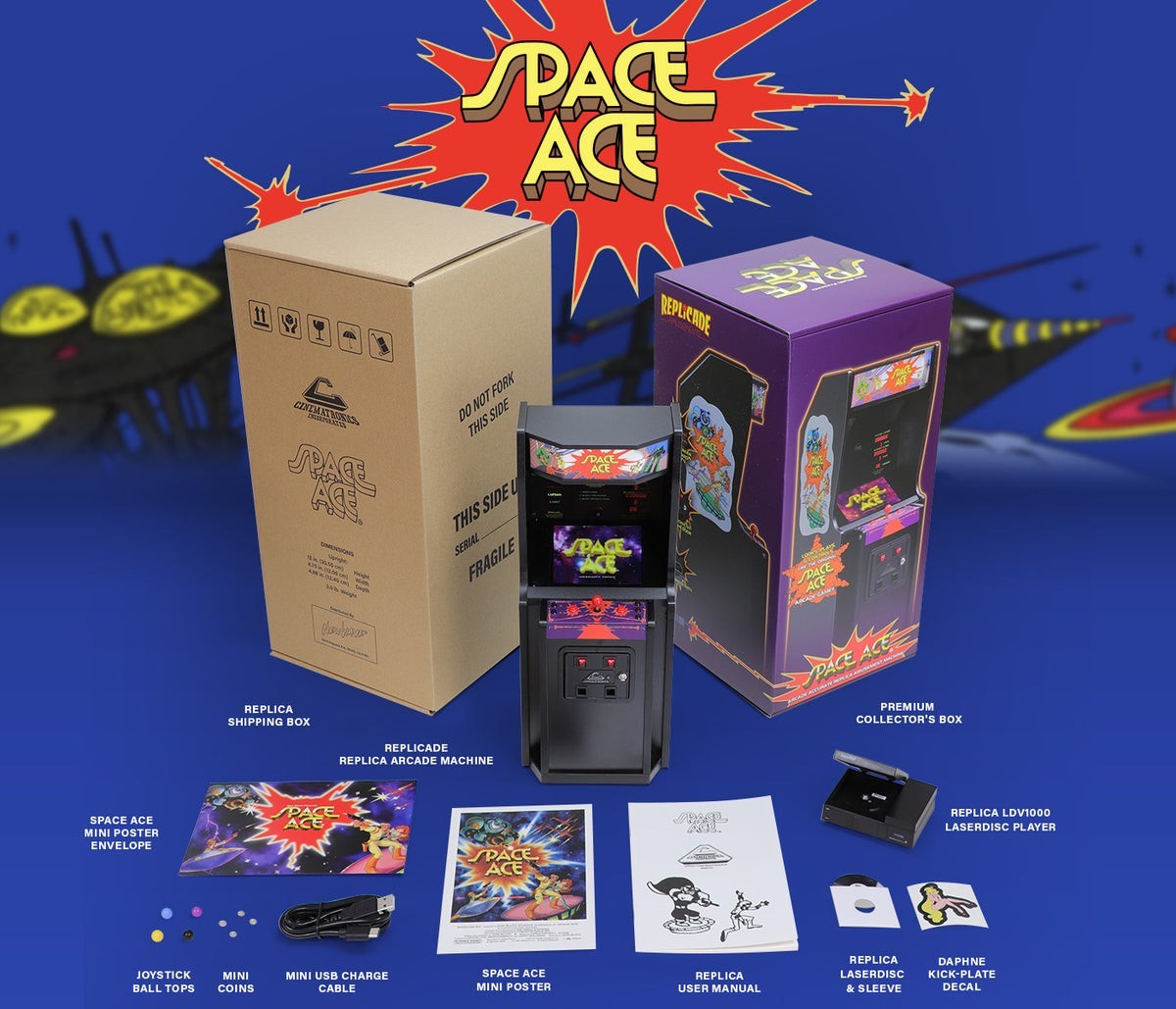 Replicade - SPACE ACE - Arcade Black - New Wave Toys 1/6 Scale
