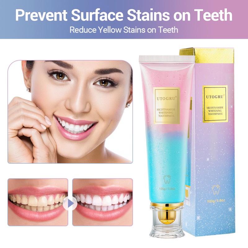 Nicotinamide Dazzling Whitening Toothpaste Nicotinamide Formula,Fresh Breath