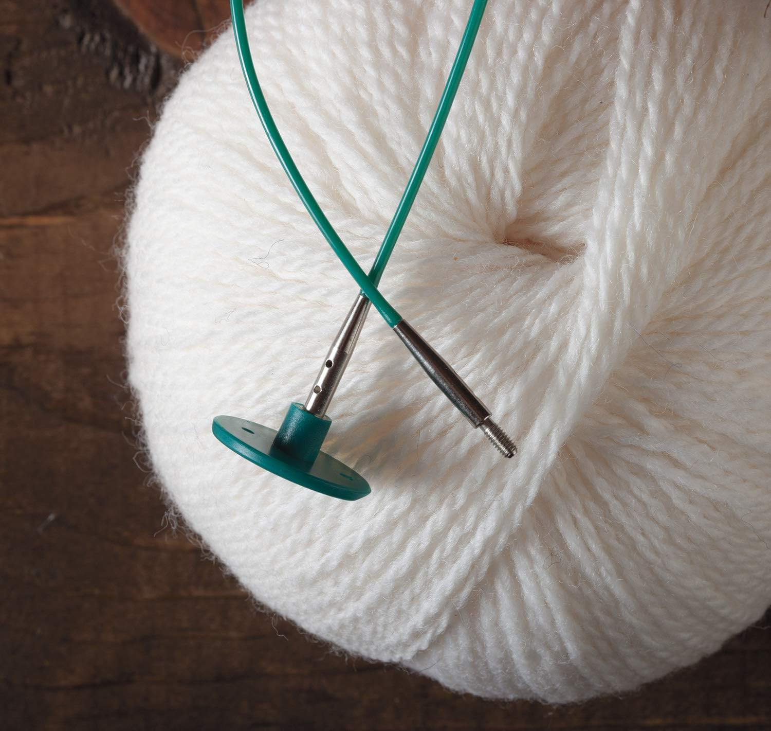 Options Interchangeable Circular Knitting Needle Cable - 40" Green