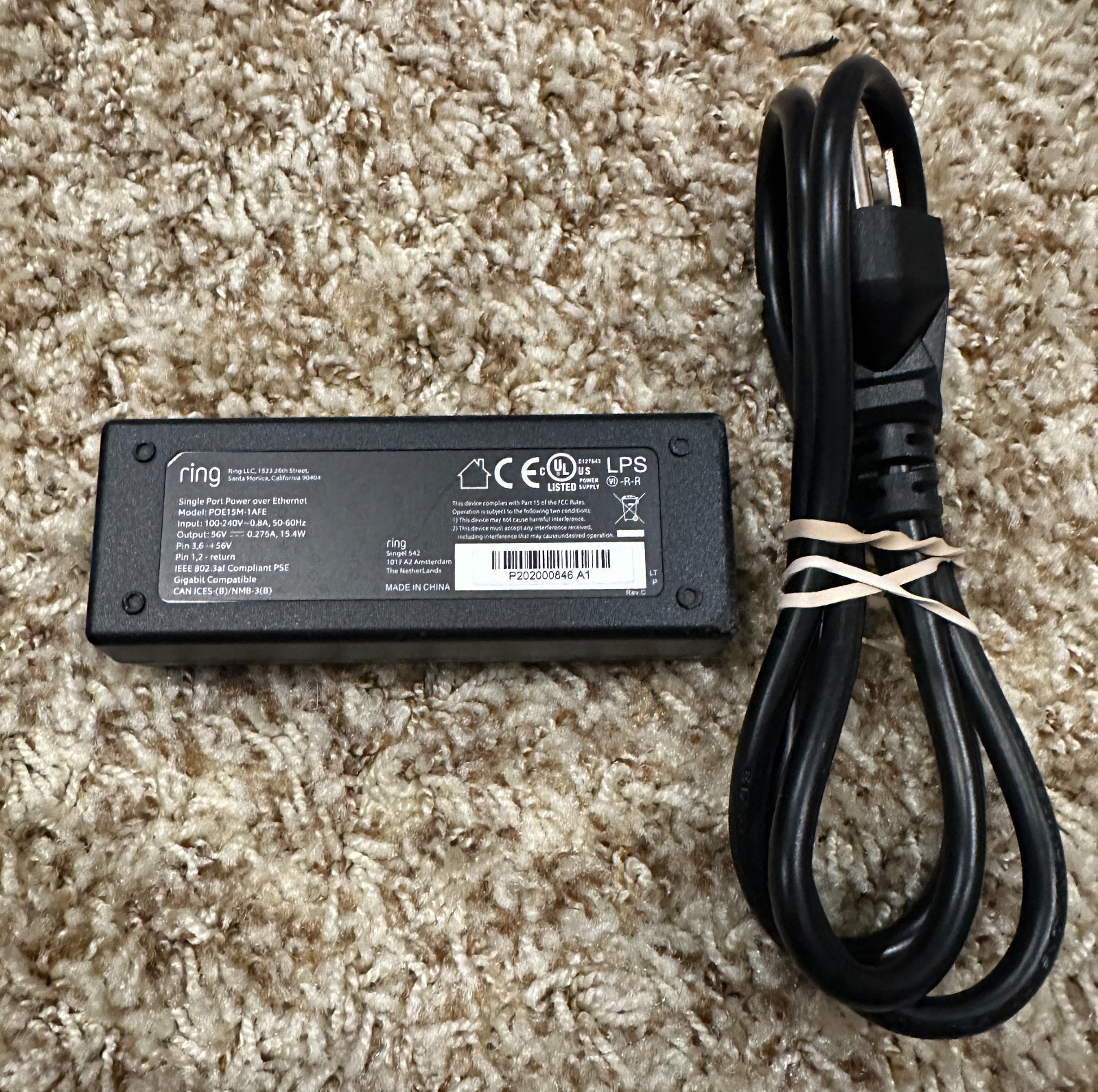 Ring POE Injector- POE 15M-1AFE