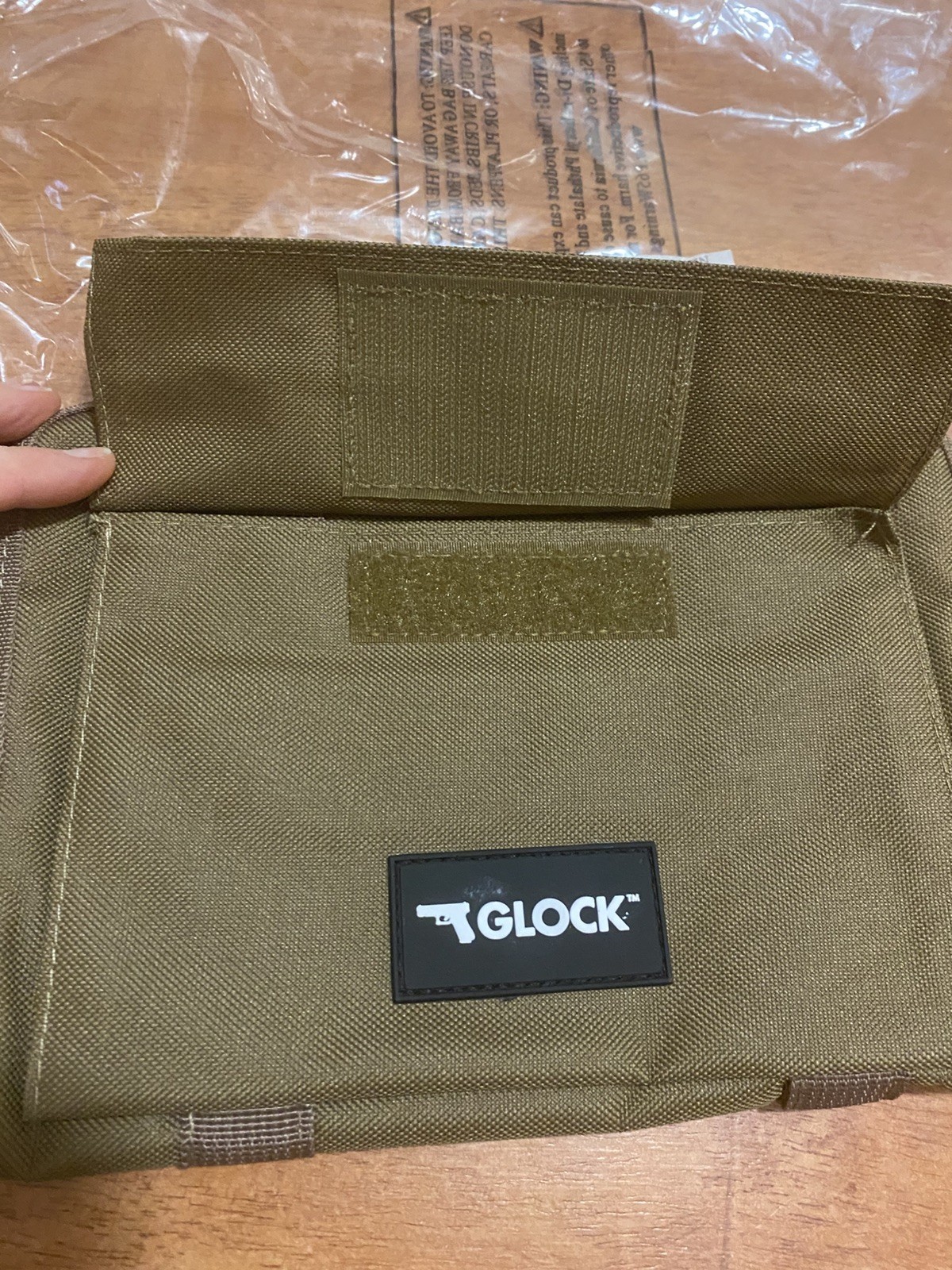 GLOCK PERFECTION SINGLE PISTOL CASE/PISTOL BAG O.D GREEN W/ CLEANING DIAGRAM G17