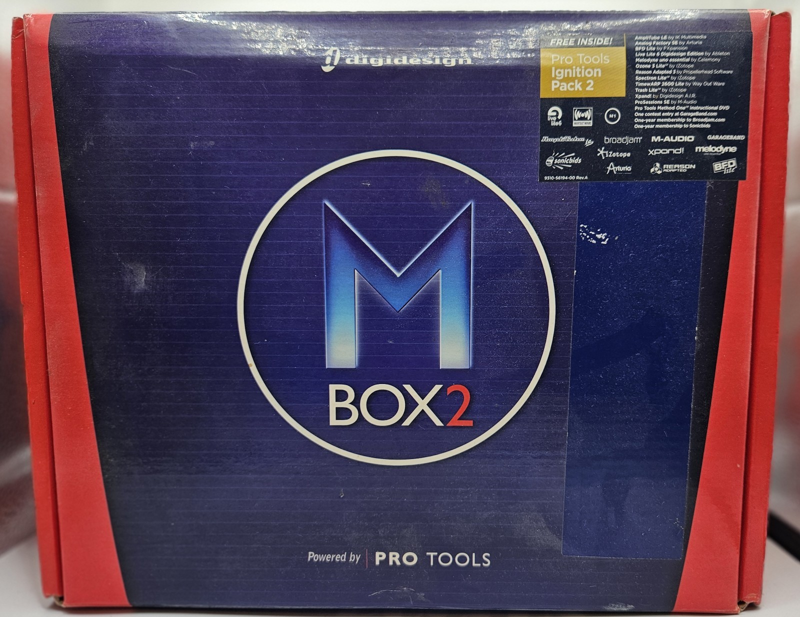 Digidesign Mbox 2 Pro Tools LE 7 PC/MAC Ignition Pack 2 W/Install Discs And Box