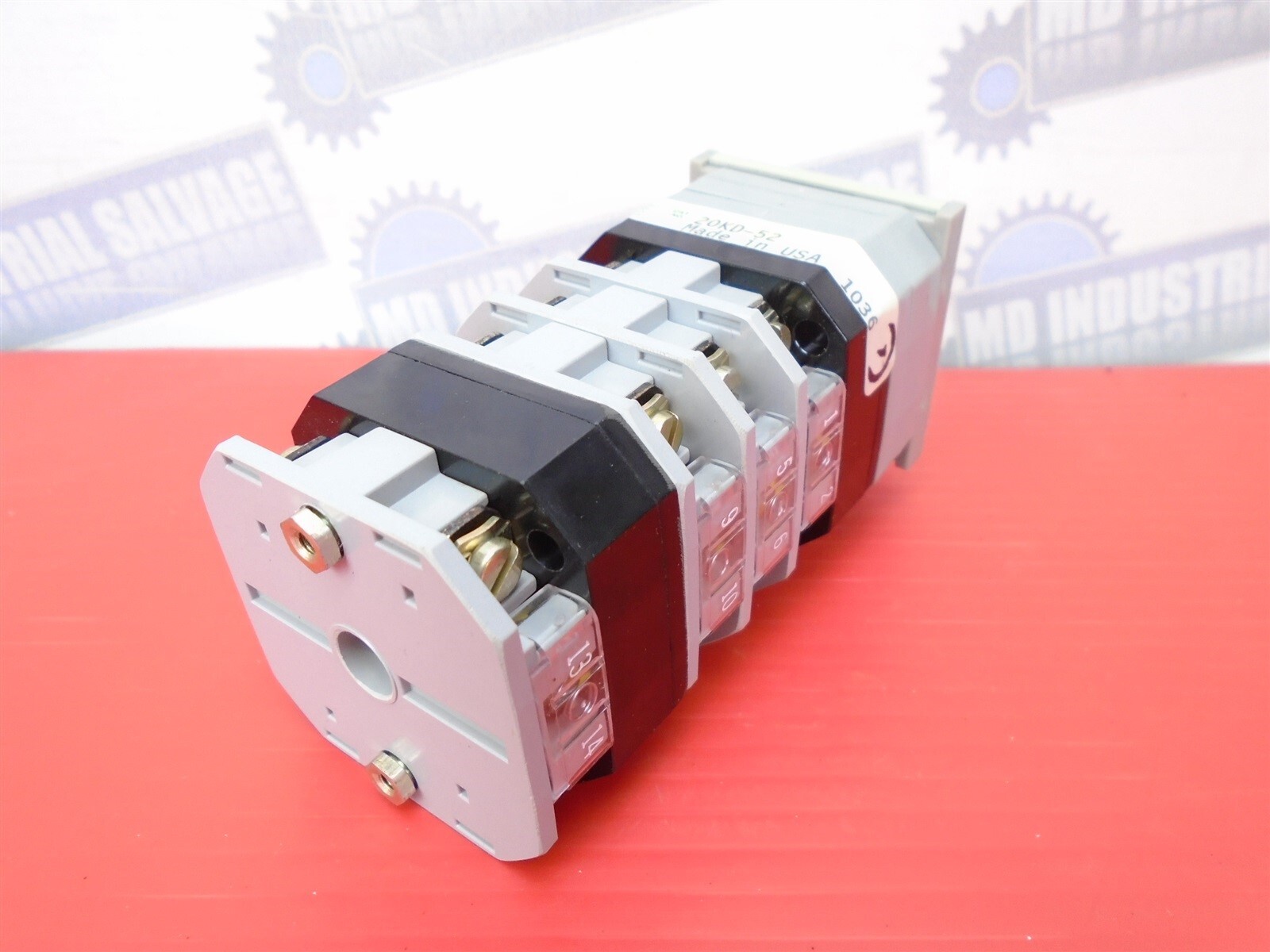ELECTROSWITCH - 20KD-52 - ROTARY SWITCH External AUX 2A & 2B Contacts SERIES 20