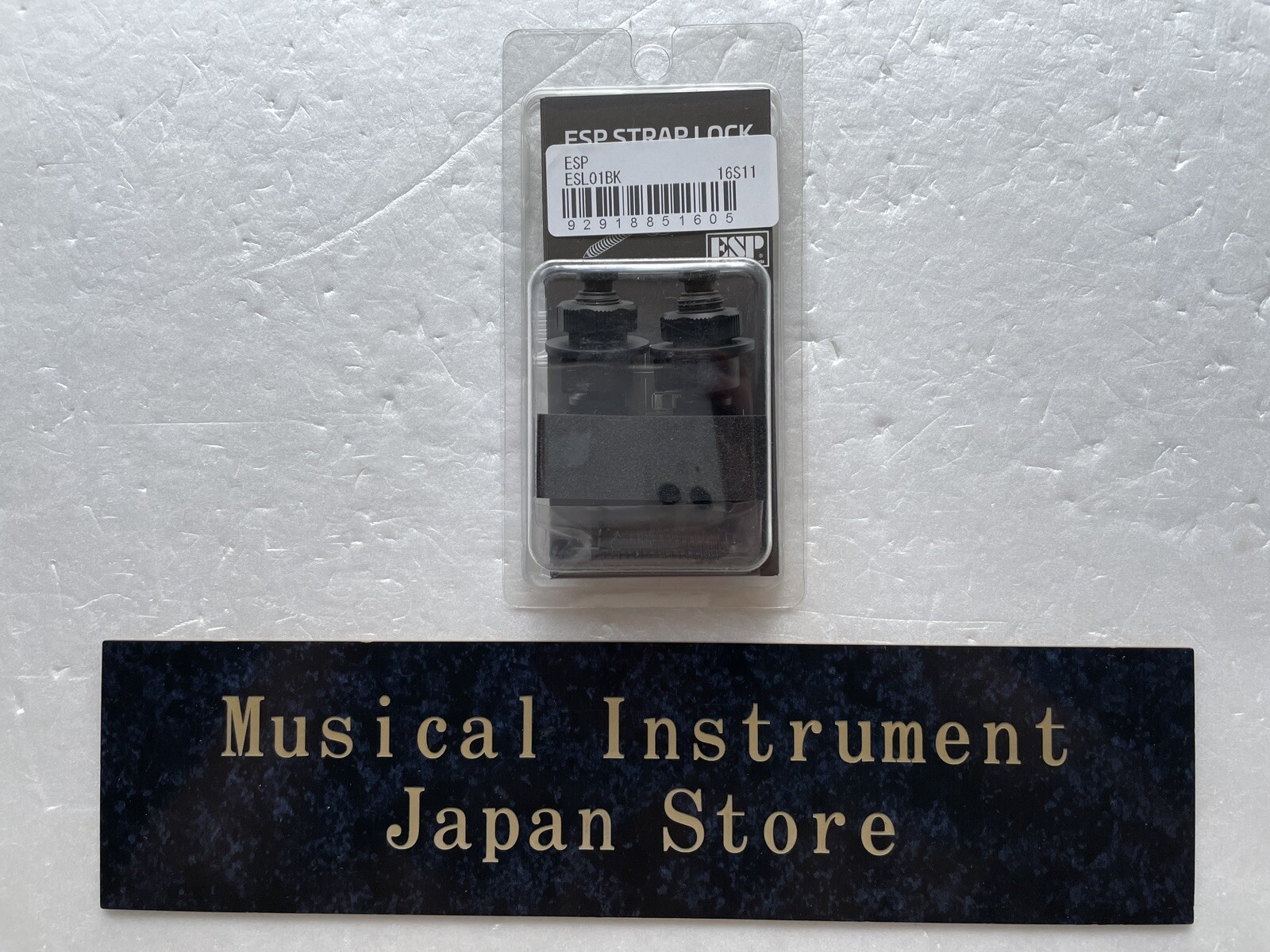 ESP Strap Lock ESL-01 Black Guitar Parts New from Japan