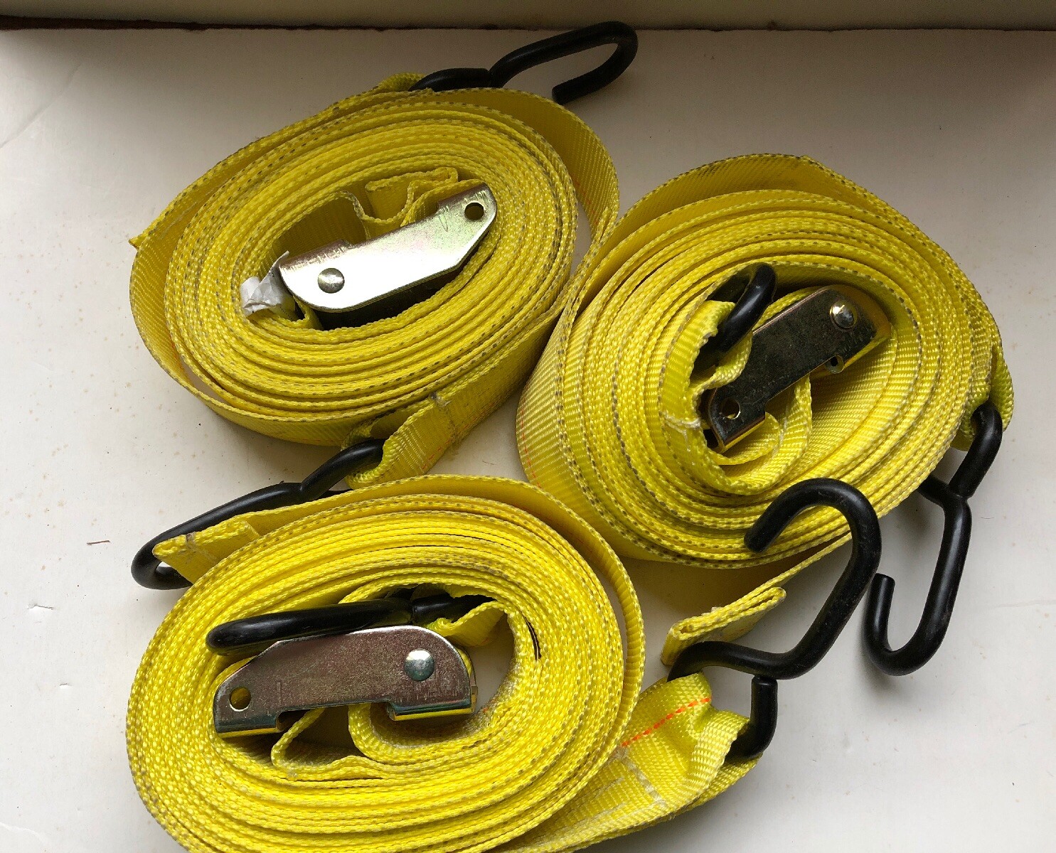 2" x 20'  3M W/Cambuckle & 2 MIS Each End StrapsYELLOW GW220S Lot of 3