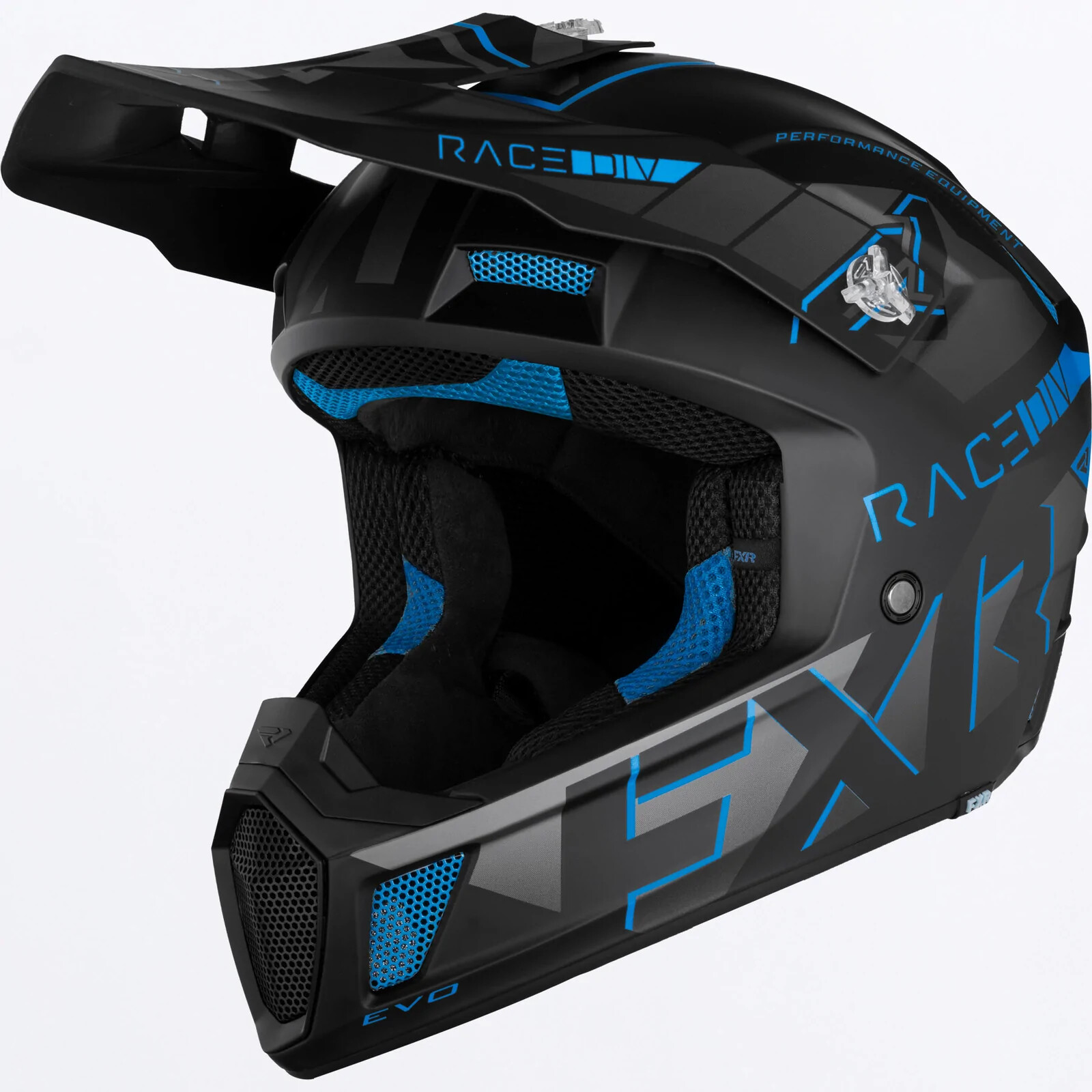 FXR CLUTCH EVO HELMET - SNOWMOBILE - BLUE - Size   XL  -  New