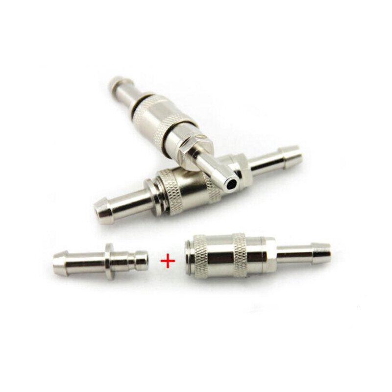 50 set NIBP Blood Pressure Cuff Single Tube Air Hose Connector Plug-fastshipping