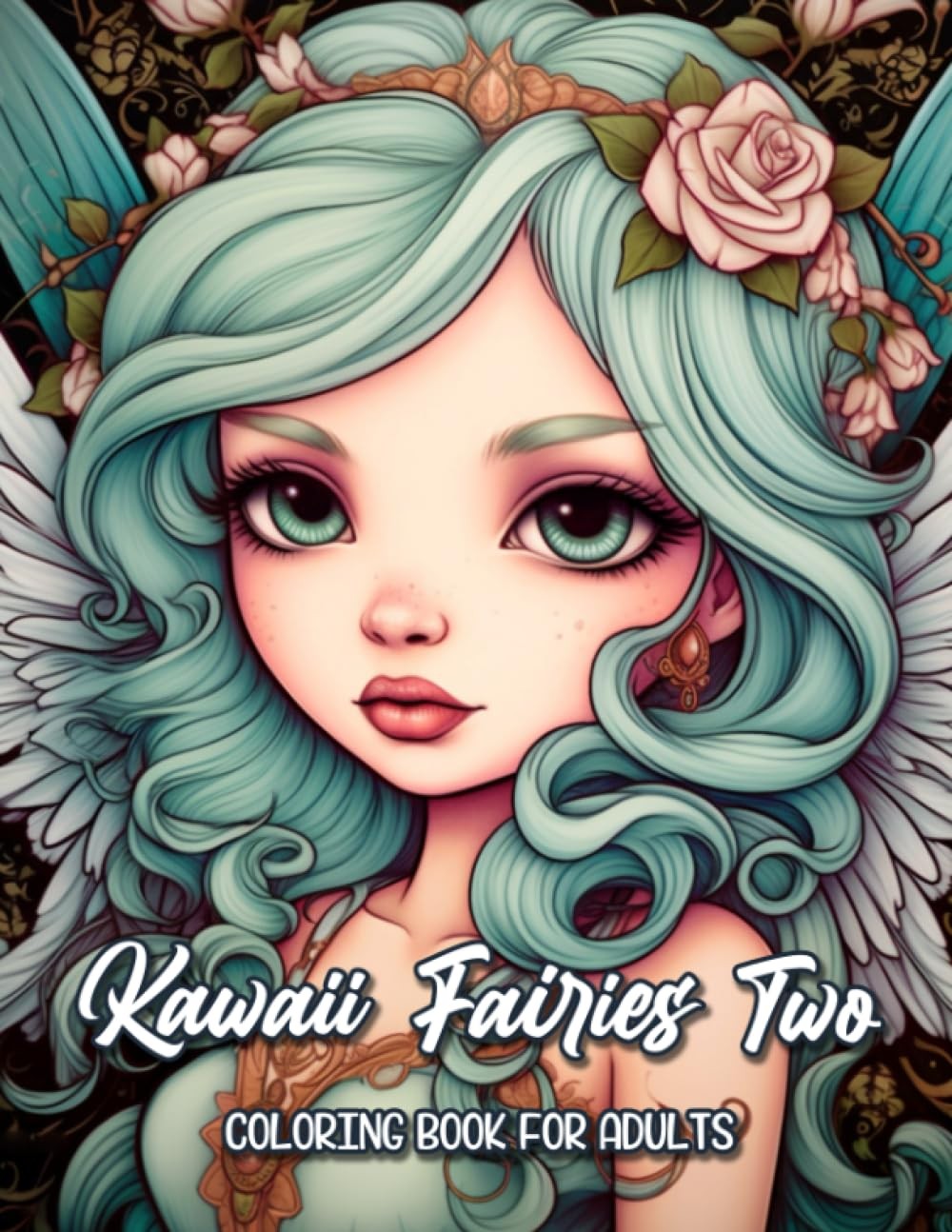 Kawaii Fairies 2 Coloring Book: Adult Coloring Book Featuring Adorable Magical F