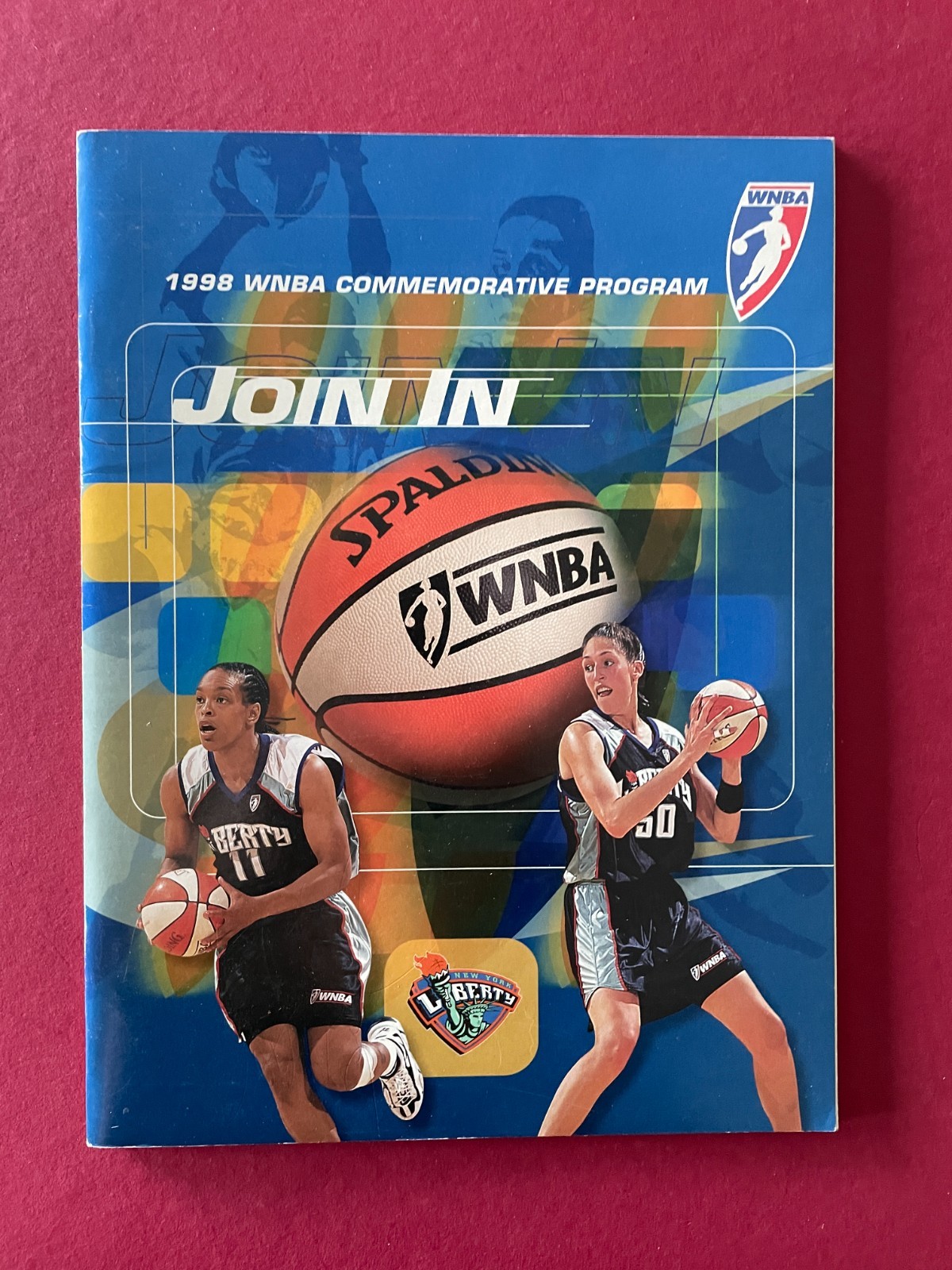 1998 WNBA Program - Sharon Manning & Tia Paschal Auto