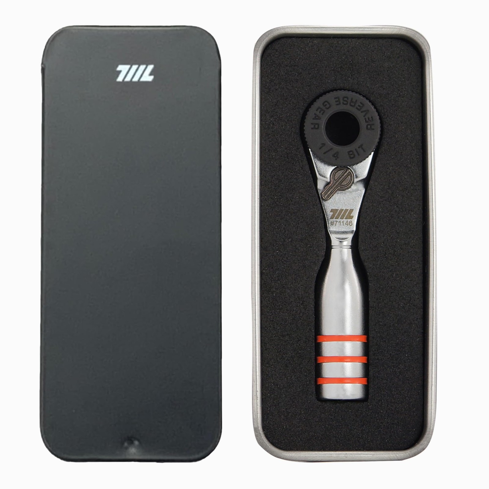 711L Mini Ratchet Wrench DUO - One of the World's Smallest 1/4" Black