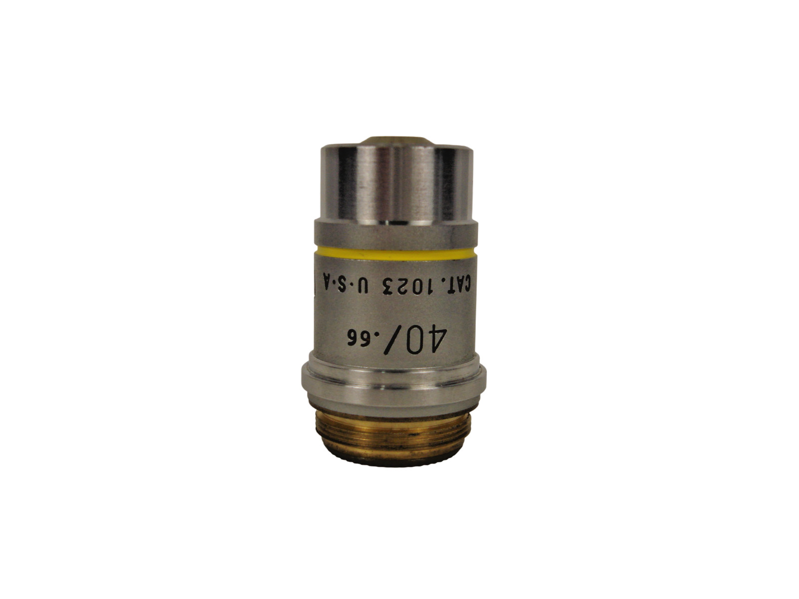 American Optical AO Plan Achro Microscope Objective 40x/ .66 Cat 1023