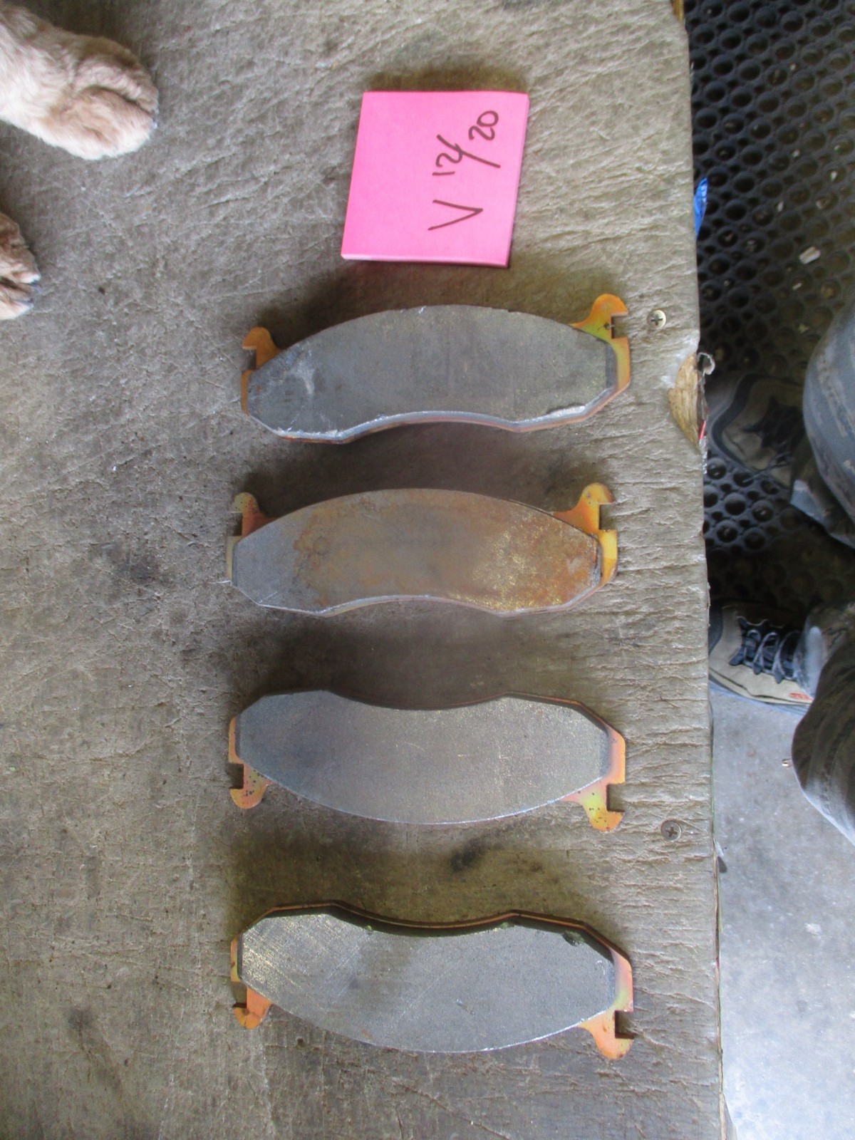 Lot of 4 NOS Brake Pads for Calipers, 5745183, 2530-01-477-4194, for HMMWV