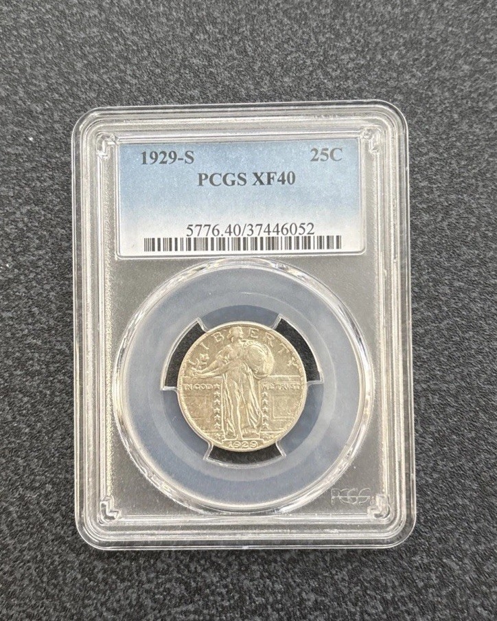 1929- S Standing Liberty Quarter VF40 PCGS