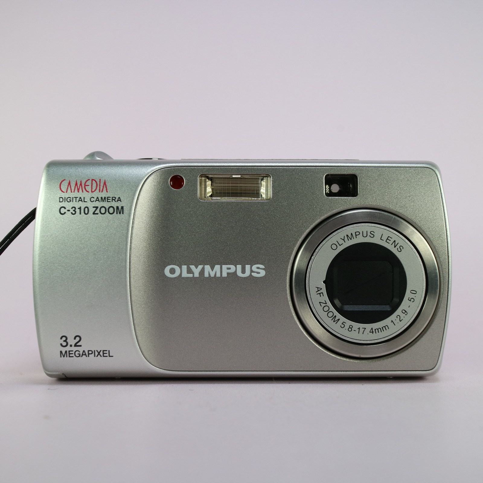 Olympus Digital Camera Camedia C-310 Zoom 3.2MP Silver Tested