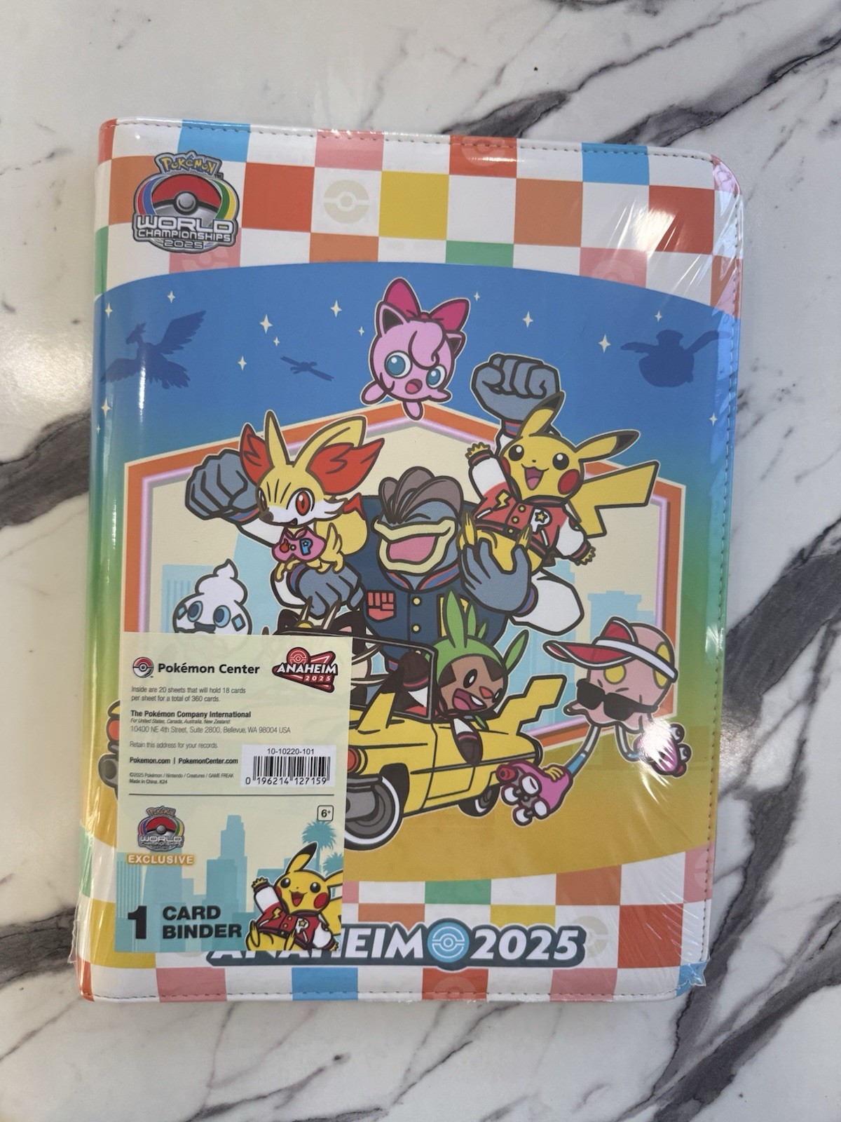 Pokemon World Championships 2025 Anaheim Pokemon Center Binder