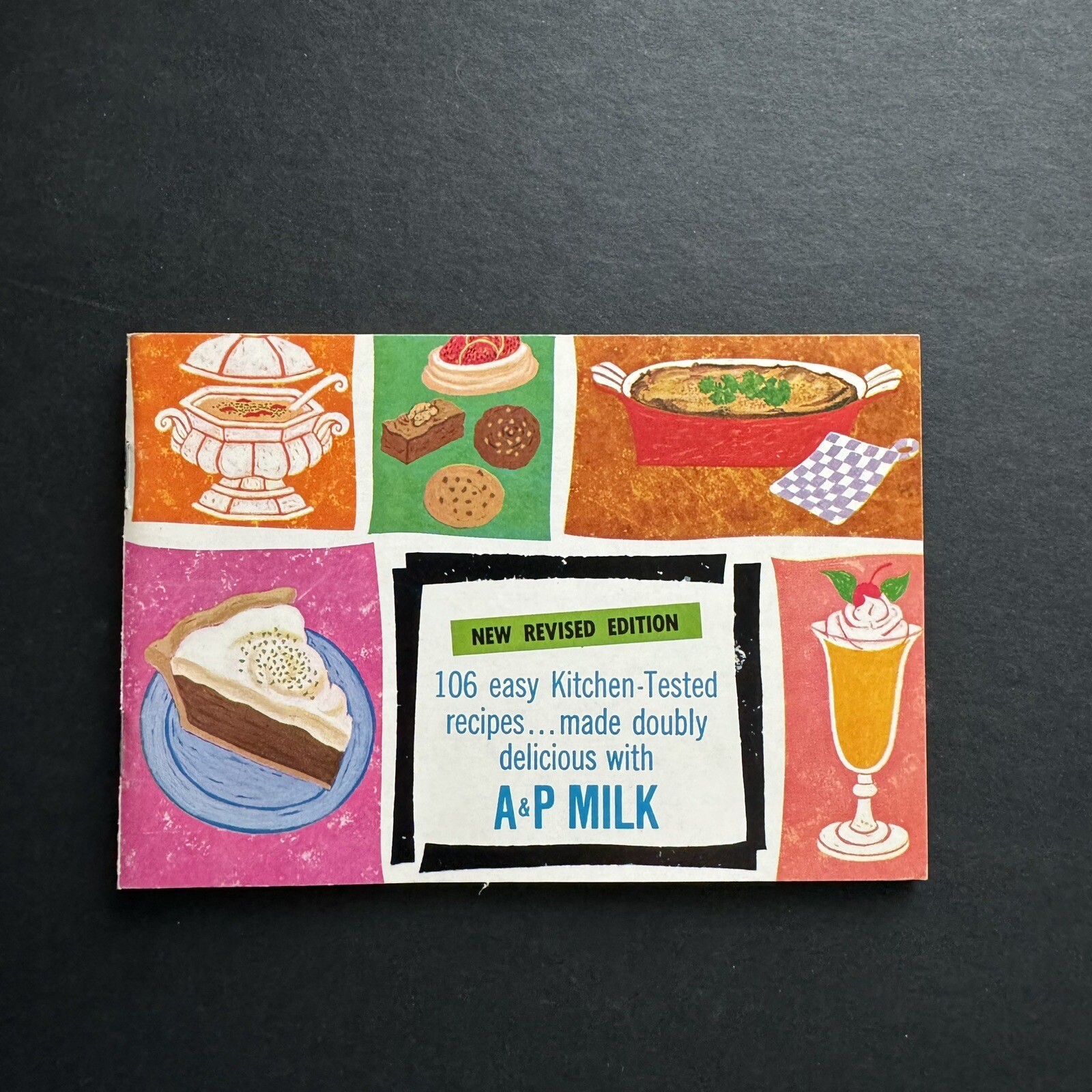 A&P A & P Grocery Store 106 Milk Recipe Book Dairy Revised Edition VTG 50s 60s