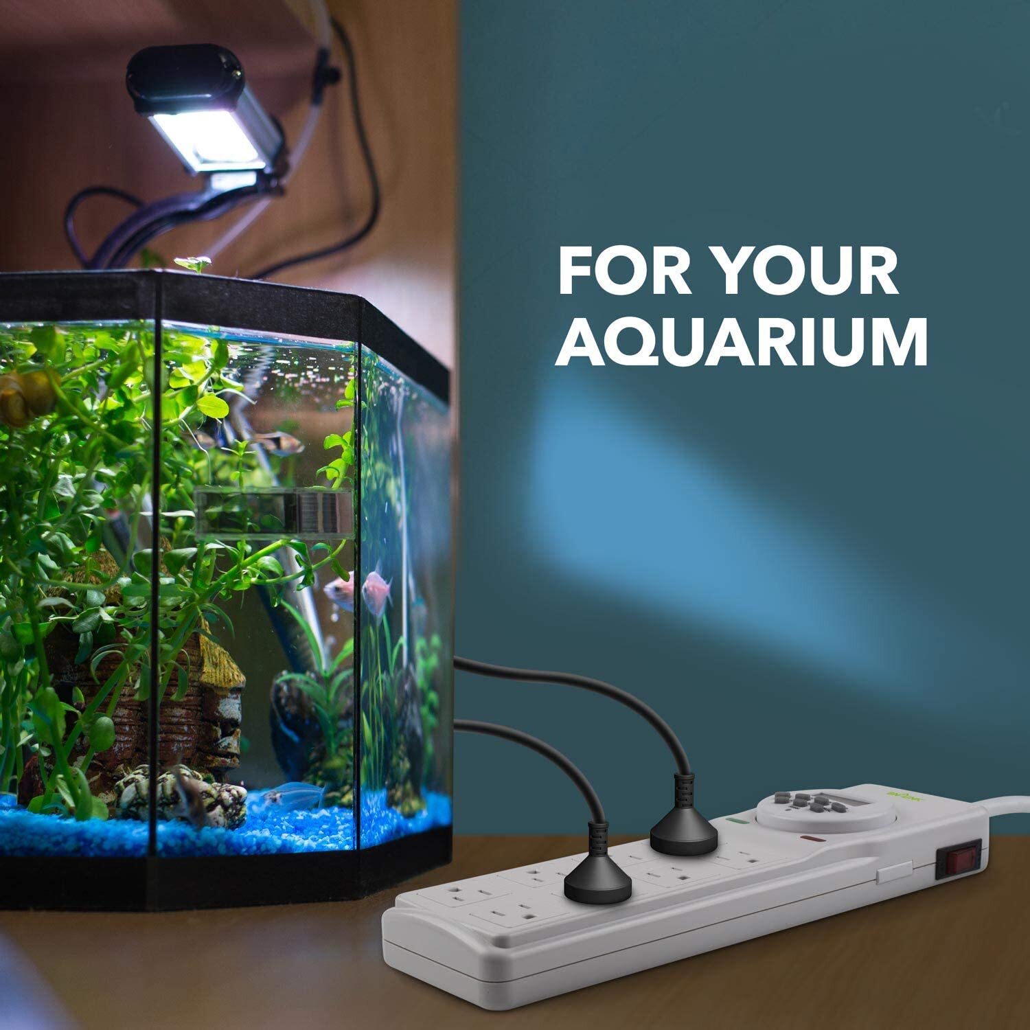 BN-LINK 8 Outlet Surge Protector with 7-Day Digital Timer