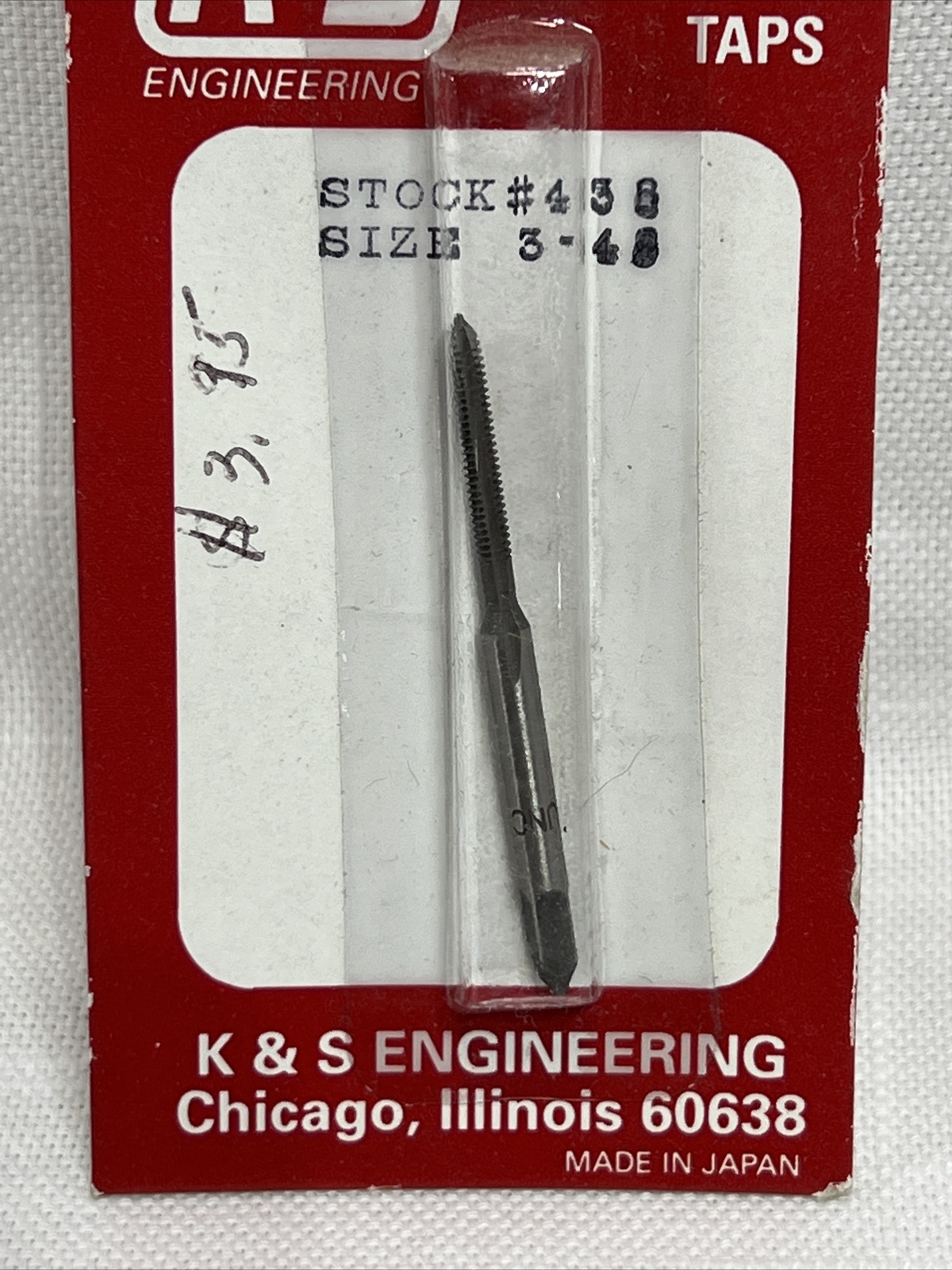 K-S 3-48 Tap #438 New t4