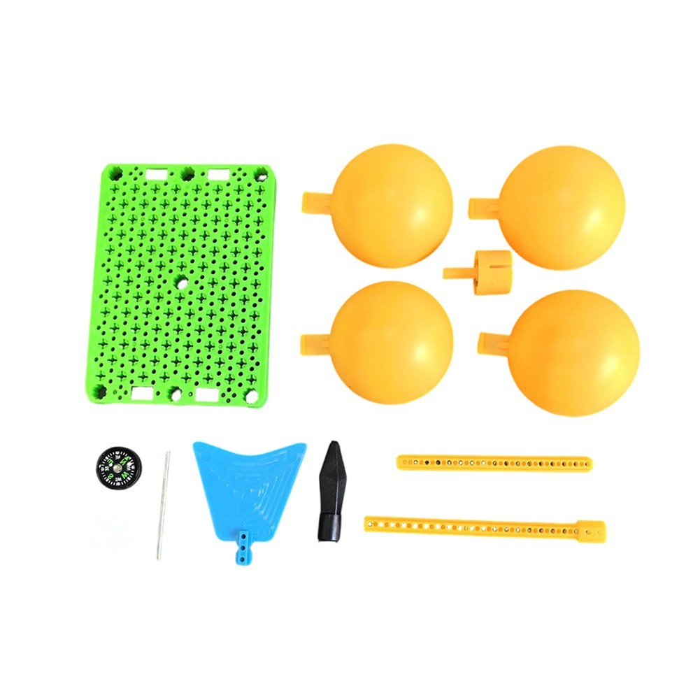 DIY for educational Wind Vane Anemometer Model Kit for Classroom Science