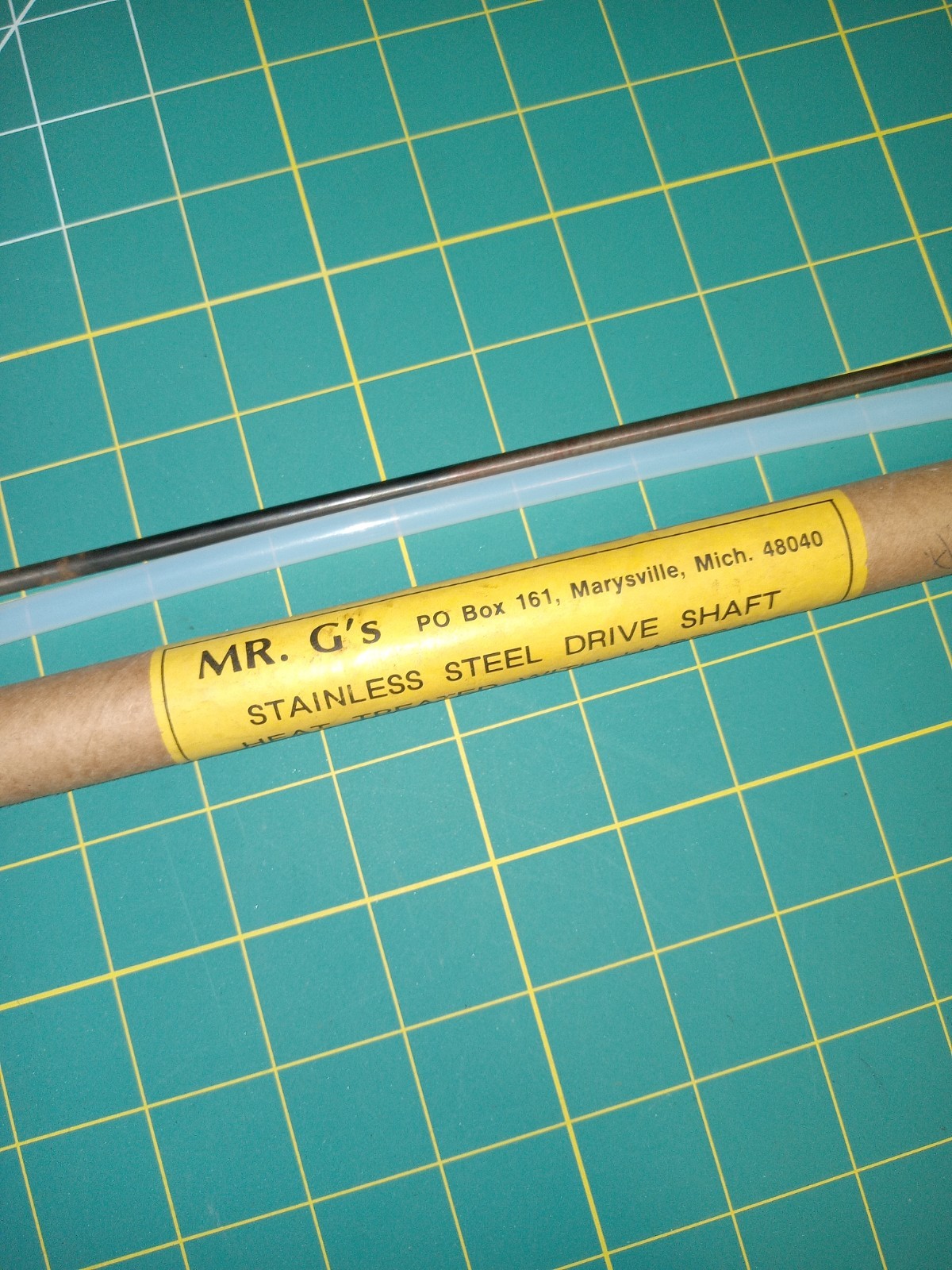 RCBOAT Mr. G's SOLID 3/16" FLEX SHAFT. HYDROPLANE RACE. OCTURA, PRANTHER...