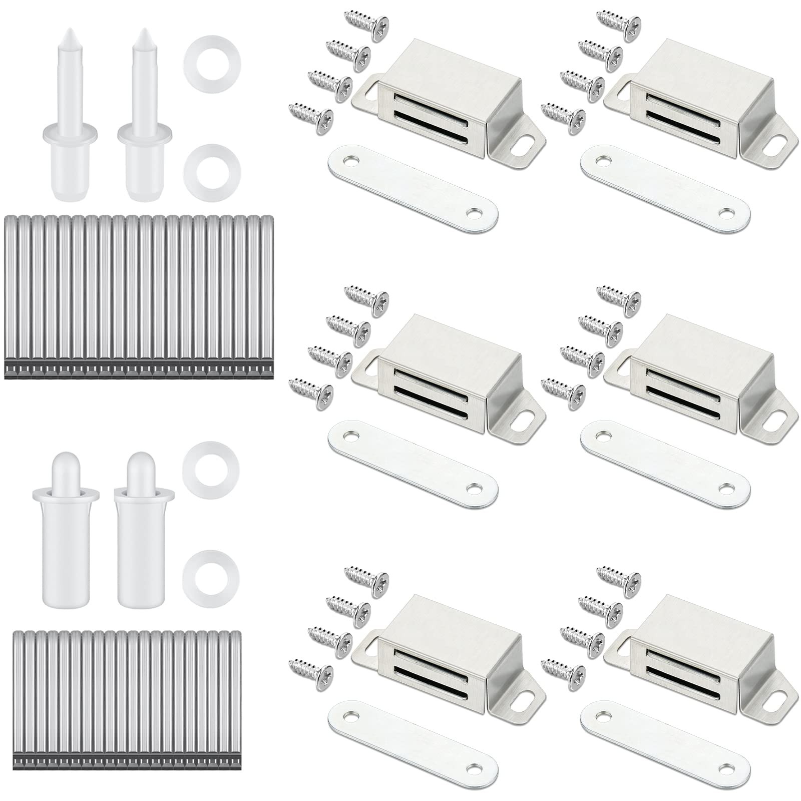 Jetec 125 Pieces Plantation Shutter Repair Kit Includes 85 Pcs Spring Loaded...