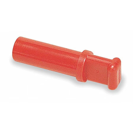 Legris 3126 60 00 Push-Fit Fitting Plug, 3/8 In Tube Size, Polymer, Red, 10 Pk