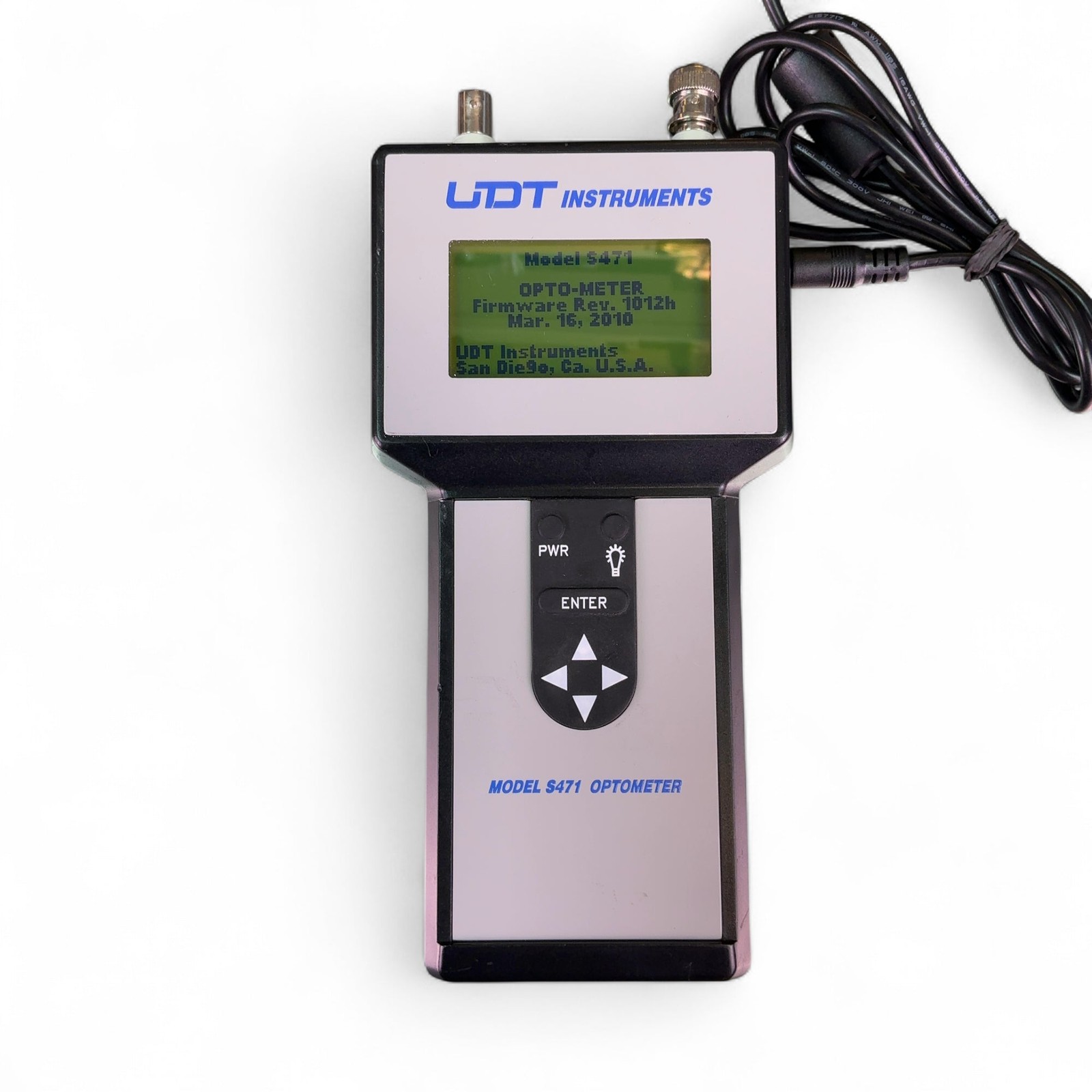 UDT Instruments Handheld S471 Optometer w Power Supply (Best Offer!)