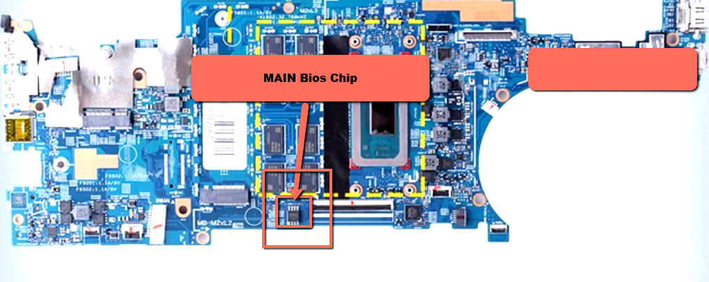 Bios Chip For HP Pavilion x360 14 inch 2-in-1 14-EK Laptop, For MB: 213224-1 (!)