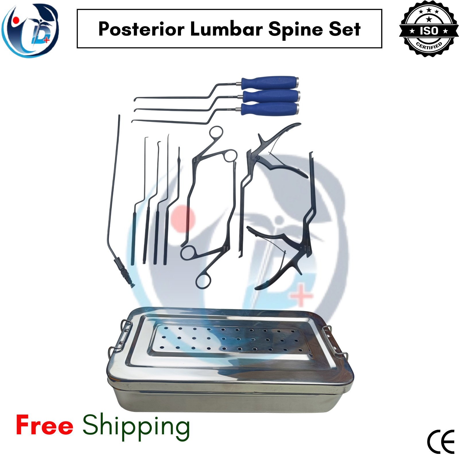 Posterior Lumbar Minimally Invasive Spine Custom Set METAL handle Orthopedic