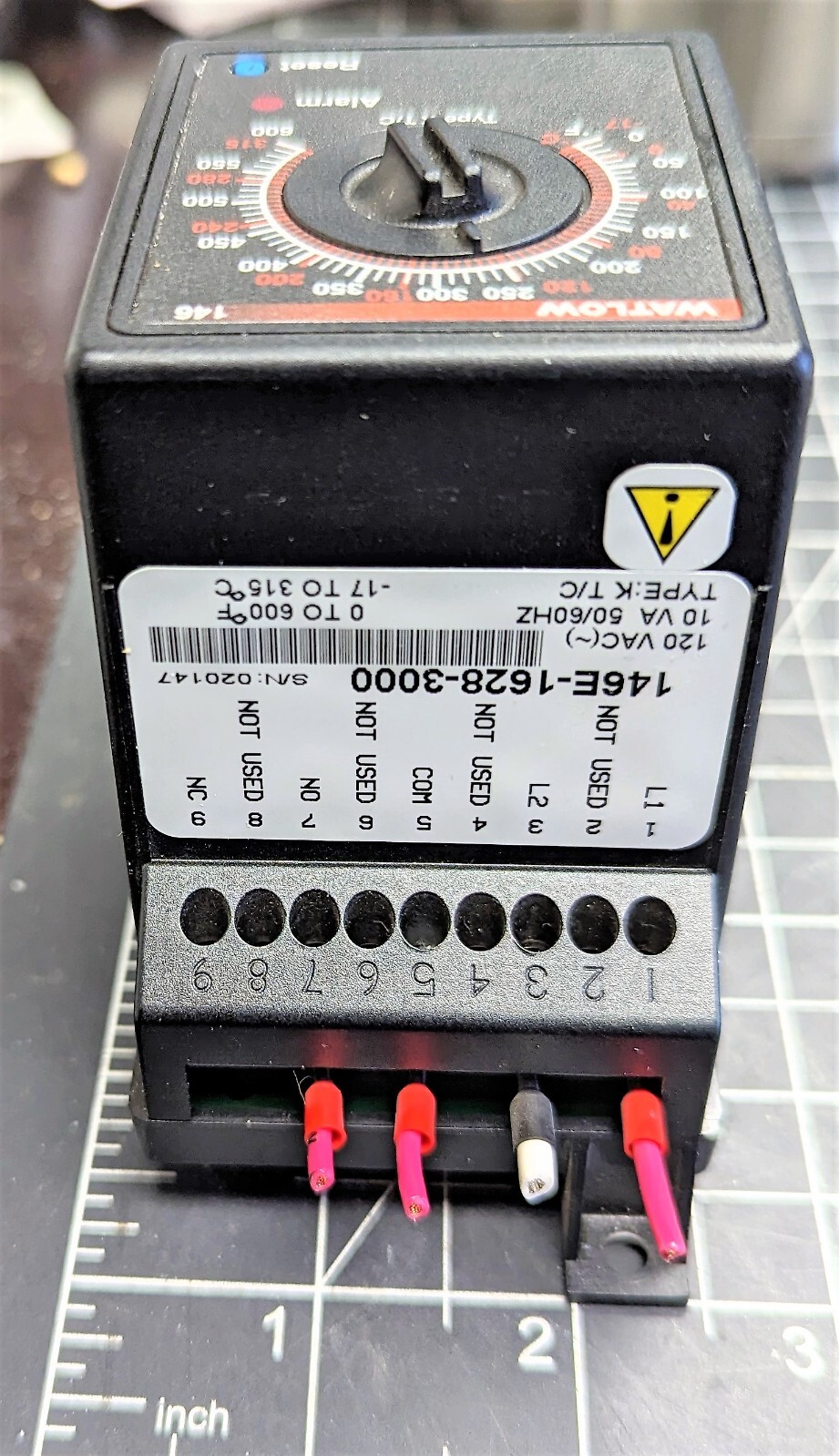 Watlow 146E-1628-3000 Temperature Controller Tested Working Pull [OF48]