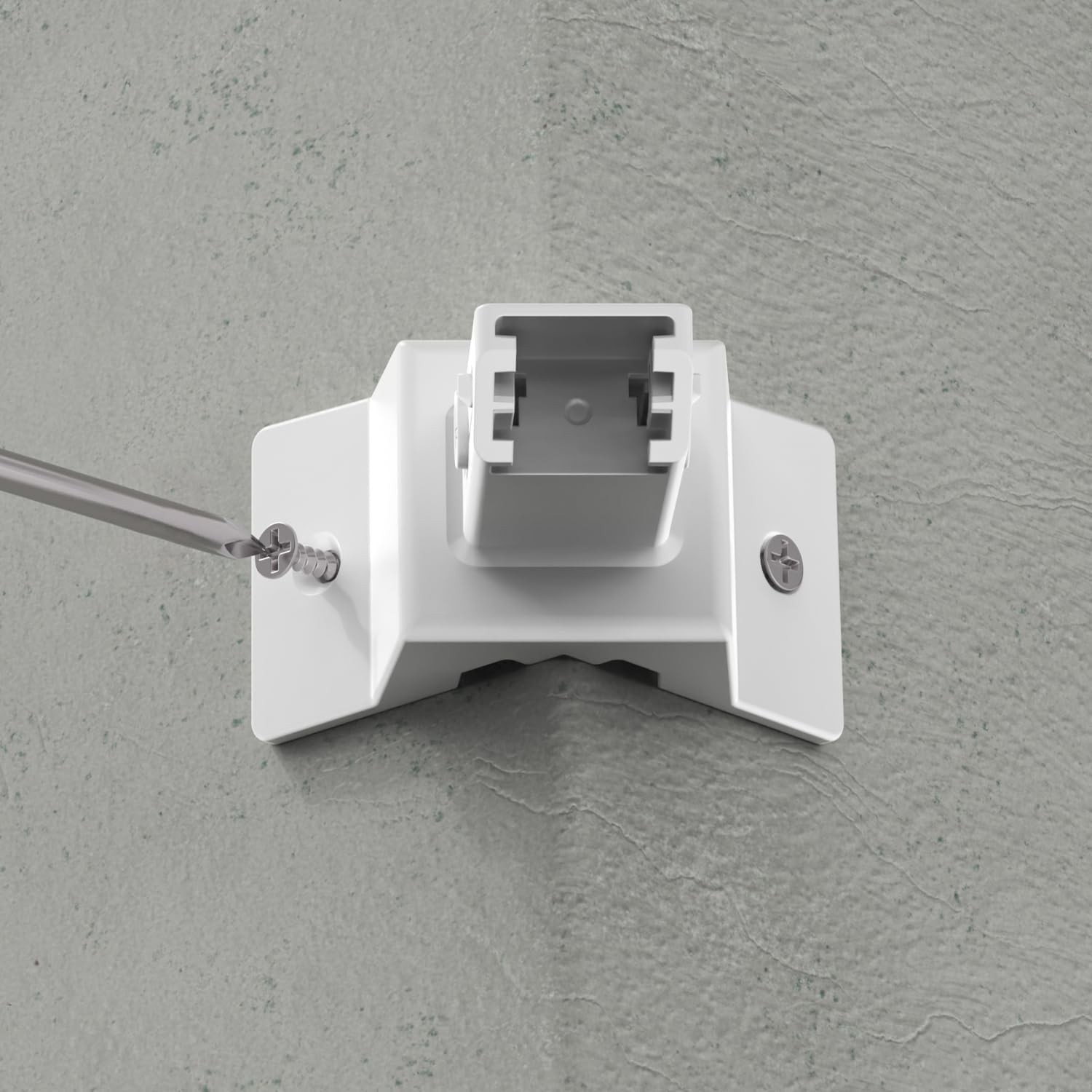 Holicfun Outside Wall Corner Mount for Eufy SoloCam S340 and E30 White