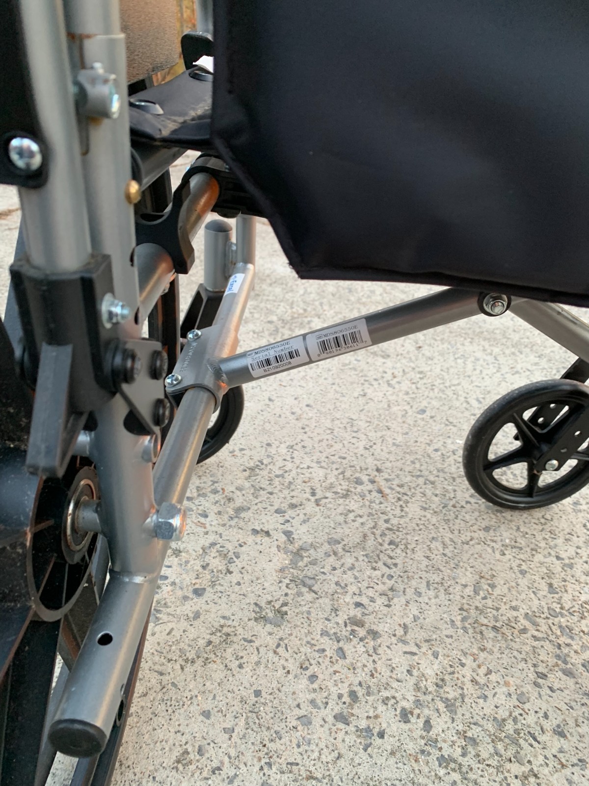 Medline Excel K4 Basic Foldable Lightweight Manual Wheelchair