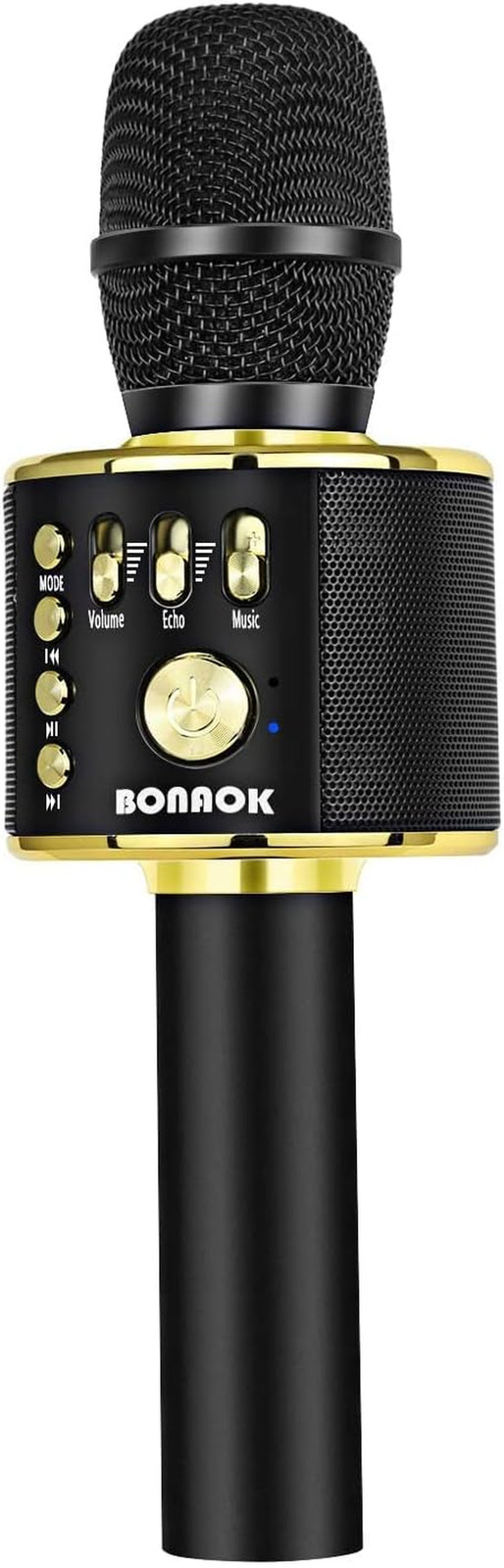 Wireless Bluetooth Karaoke Microphone, 3-In-1 Portable Handheld Mic Speaker Mach