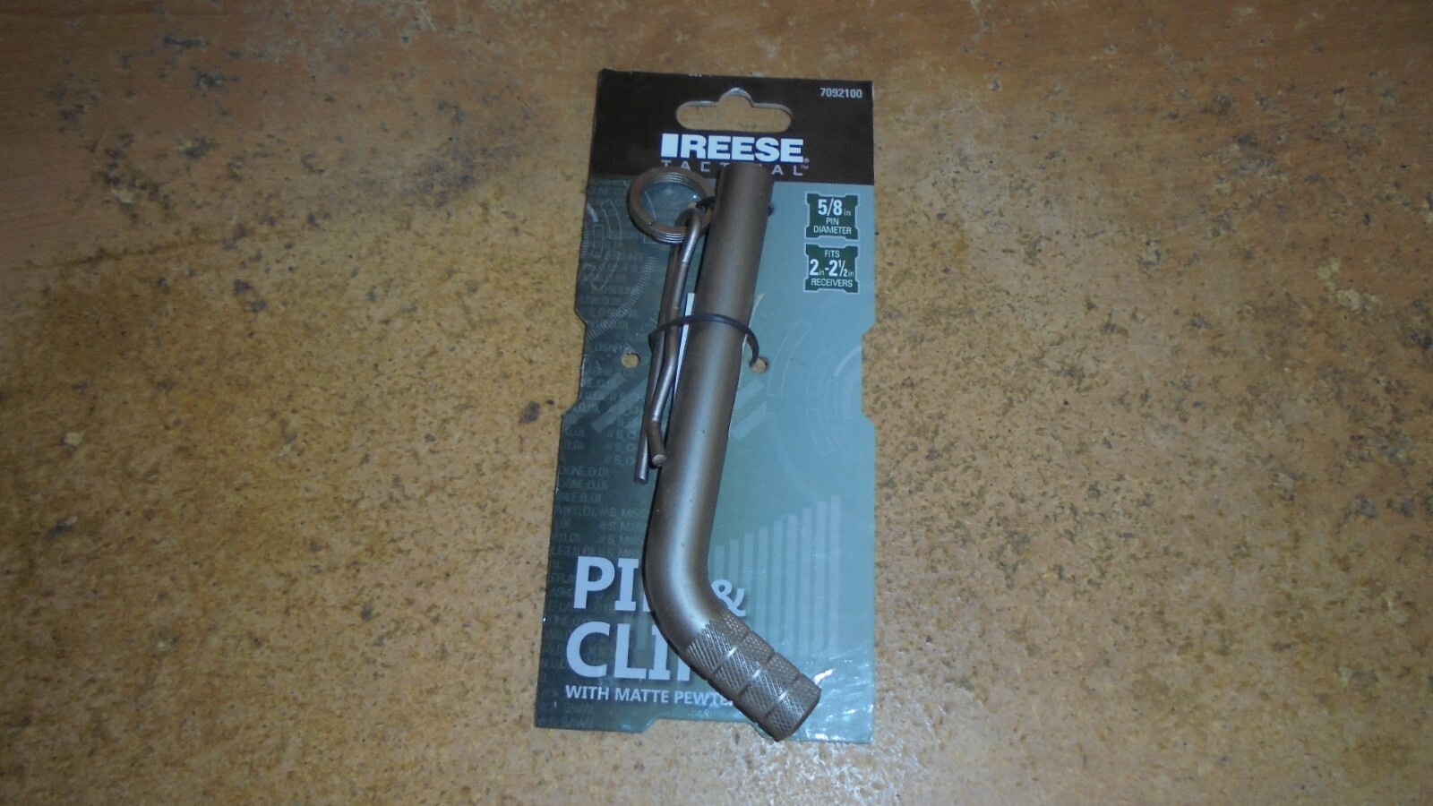 REESE 7092100  Heavy Duty Hitch Pin and Clip, 5/8". Fits 2 in. receivers
