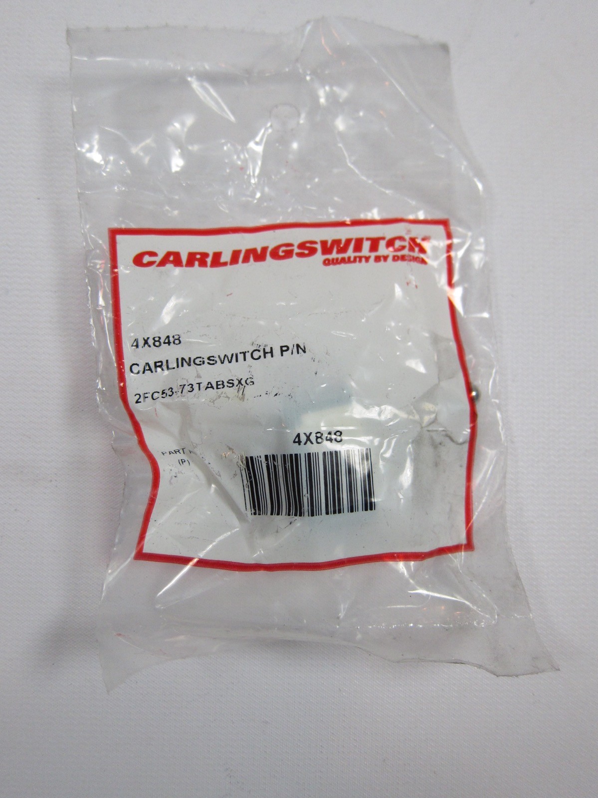 New Carlingswitch 4X848 2FC53-73TABSXG Toggle Switch