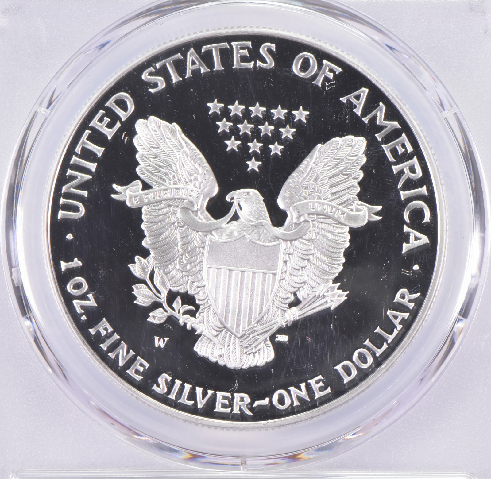 2001-W PR70 DCAM American Silver Eagle PCGS Blue Label