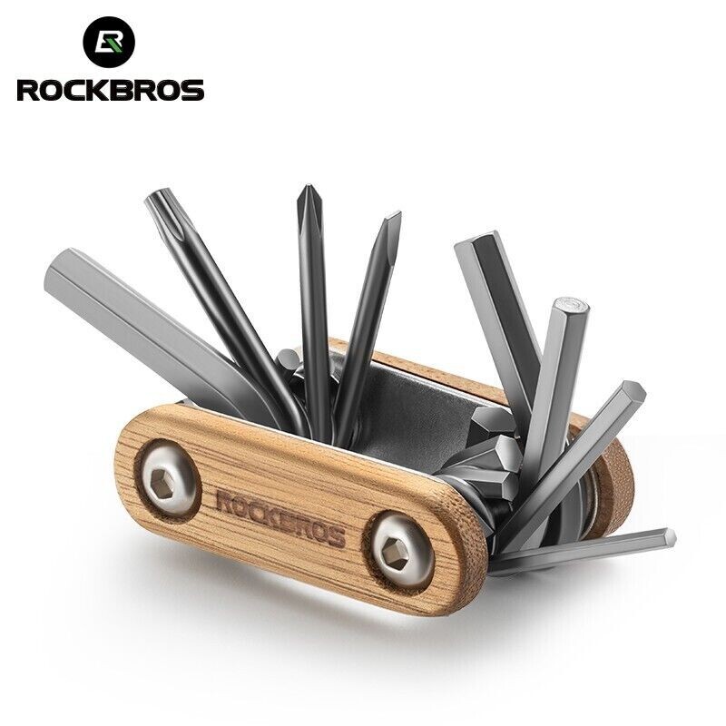Rockbros Bicycle Repair Tool Interior Hexagonal Tool Bike 8-in-1 Multifunctional