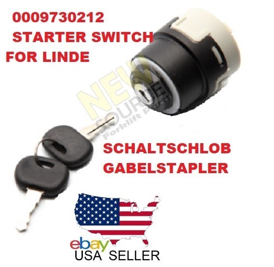 IGNITION SWITCH 0009730212 9730212 LINDE FORKLIFT TRUCK 7 TERMINAL  TO030