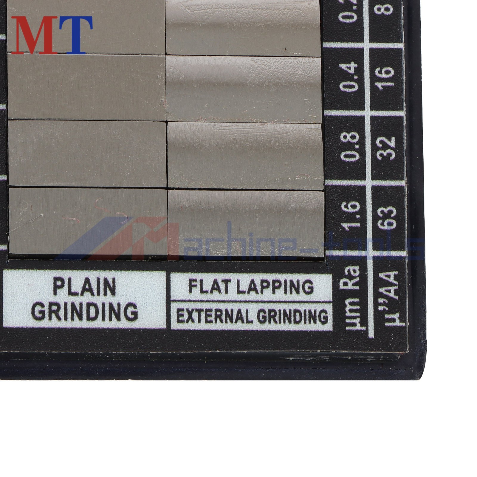 30Pcs Machining Finishing Comparator, Durable Steel Roughness Standard Block