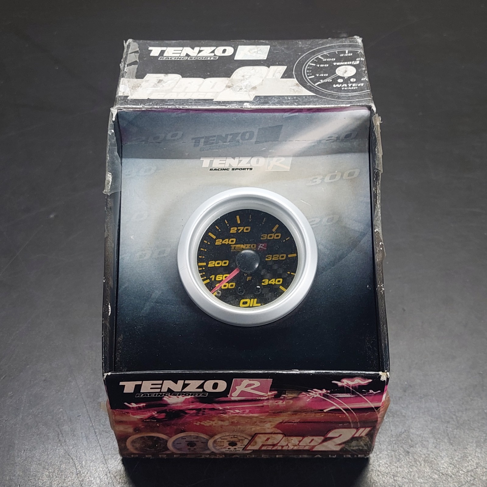 Tenzo R Oil Pressure Carbon Fiber Gauge Import Racing Street